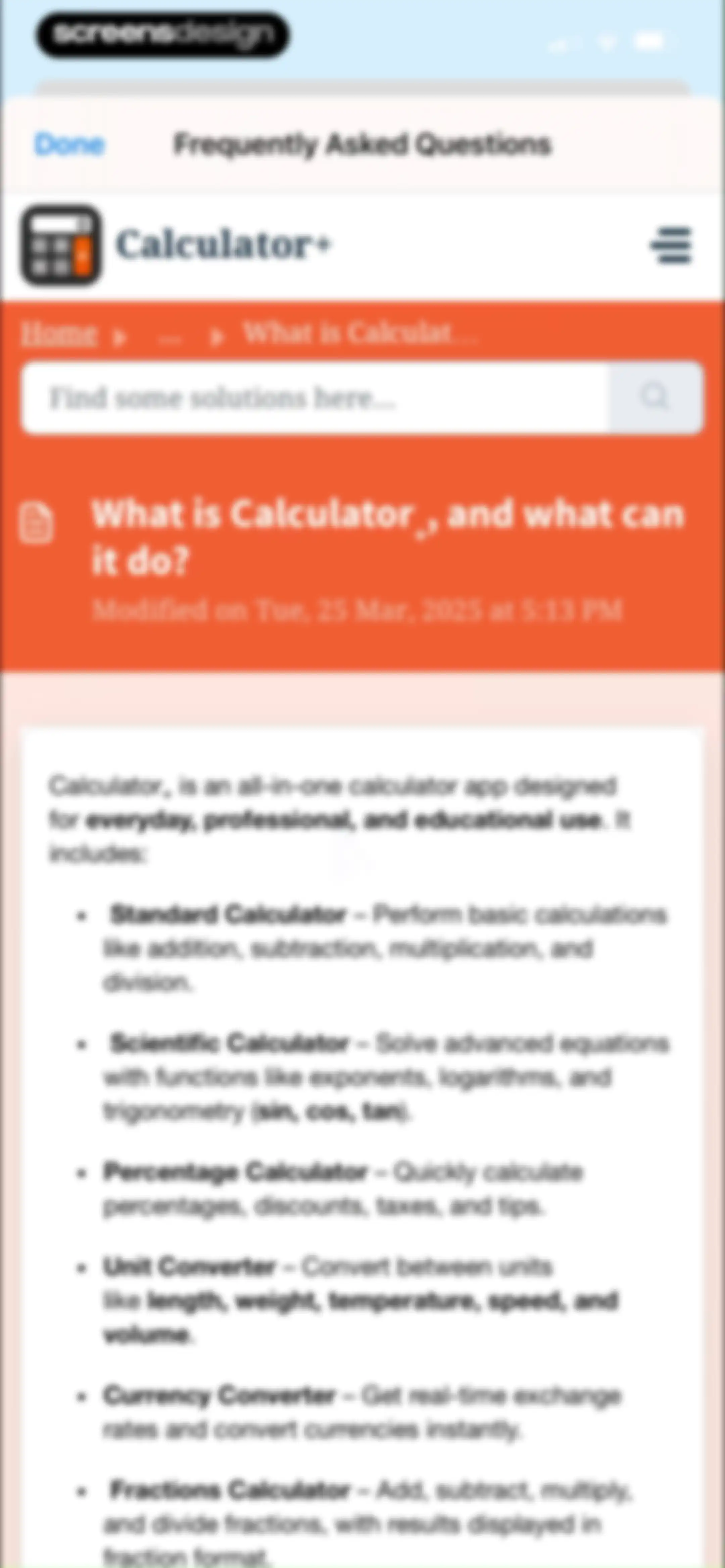 Calculator₊ screen 95