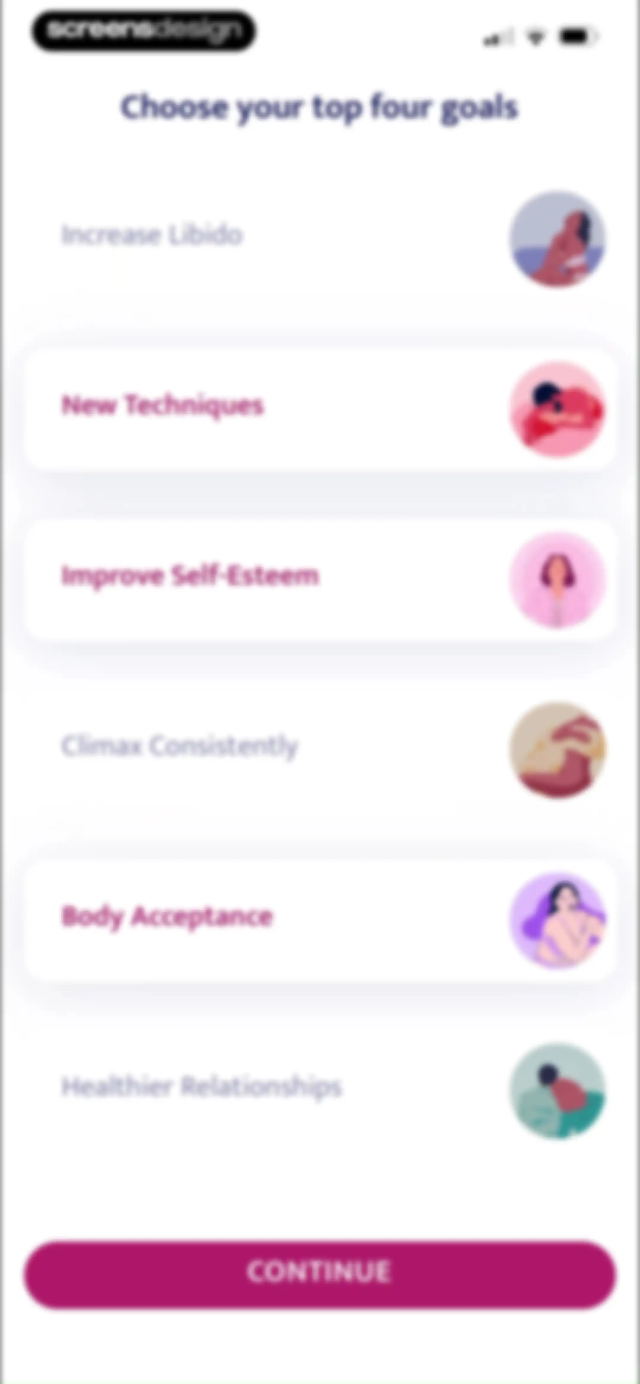 Emjoy - Female wellcare screen 6