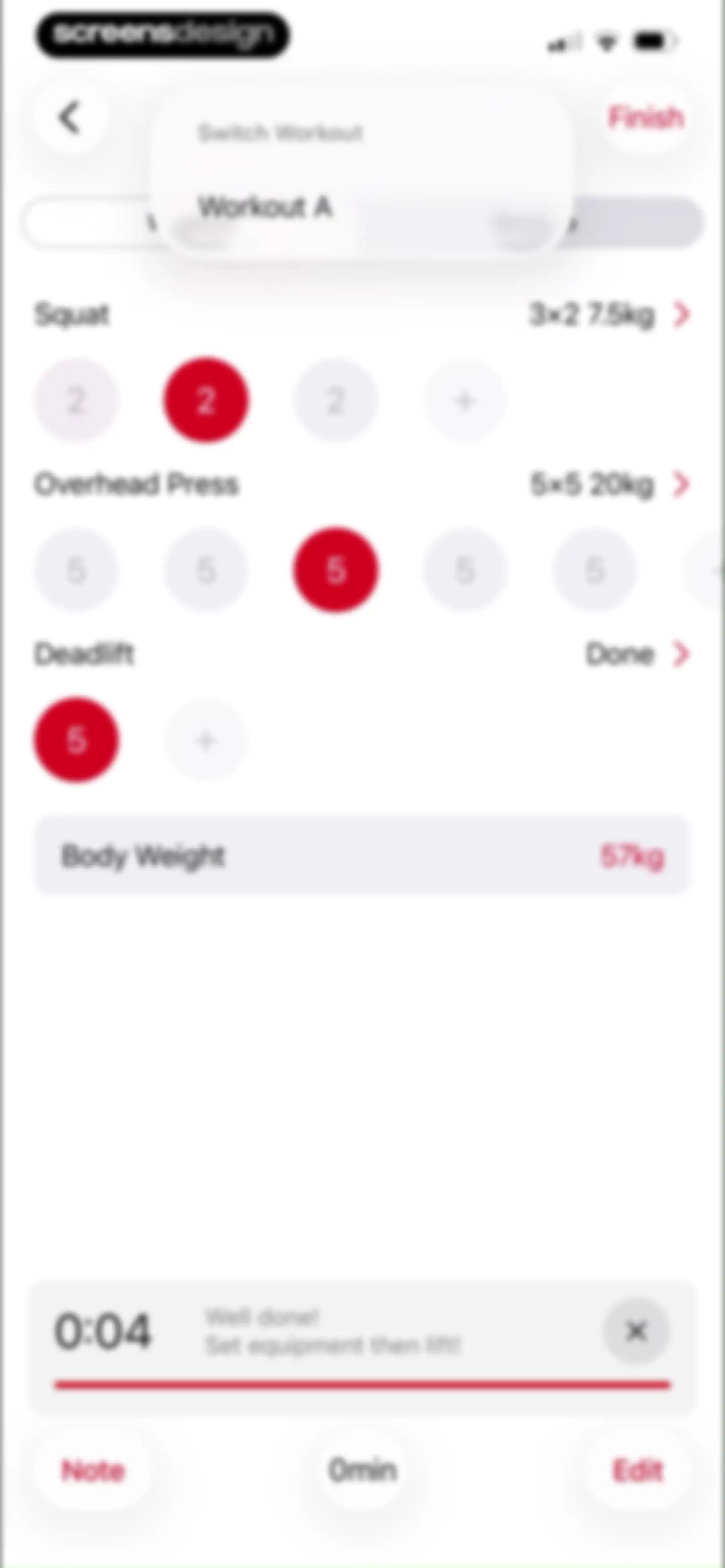 Stronglifts 5x5 Workout Plan screen 51