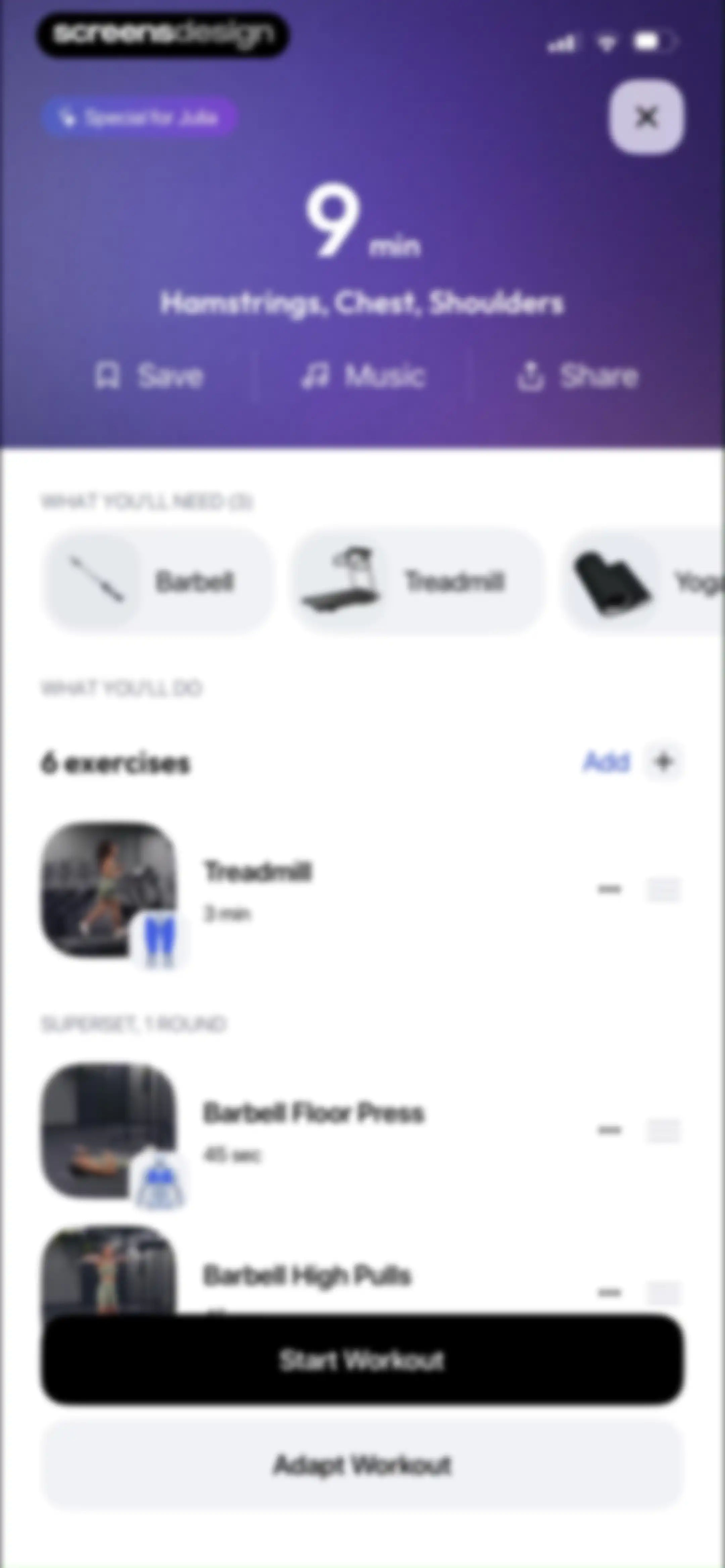 Zing AI: Home & Gym Workouts screen 66