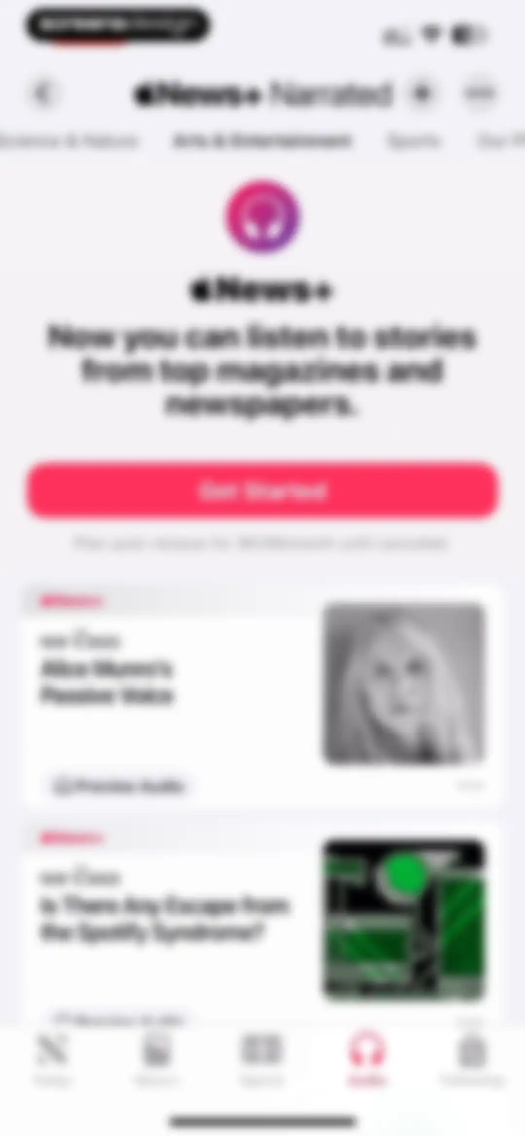 Apple News screen 129