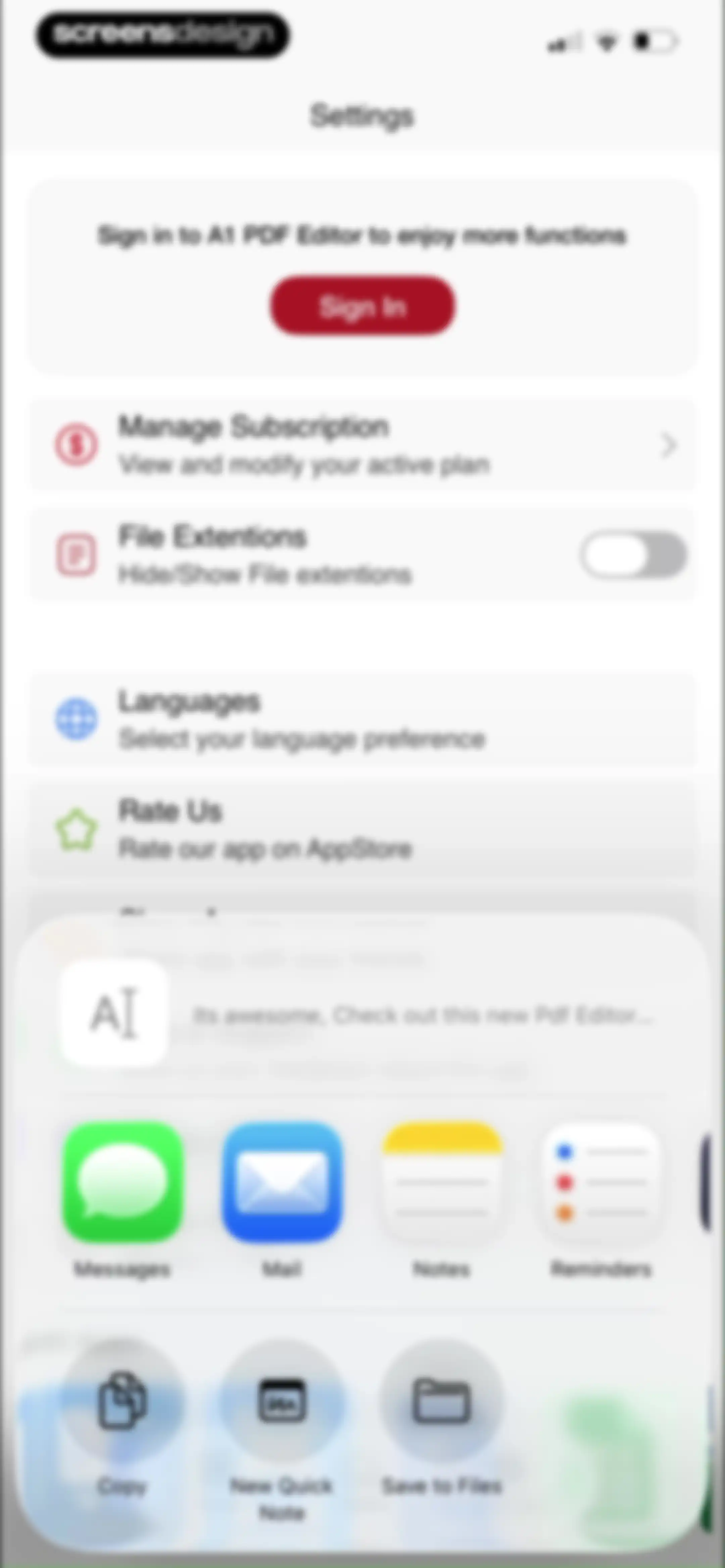 PDF Editor: Read, Scan & Sign screen 134