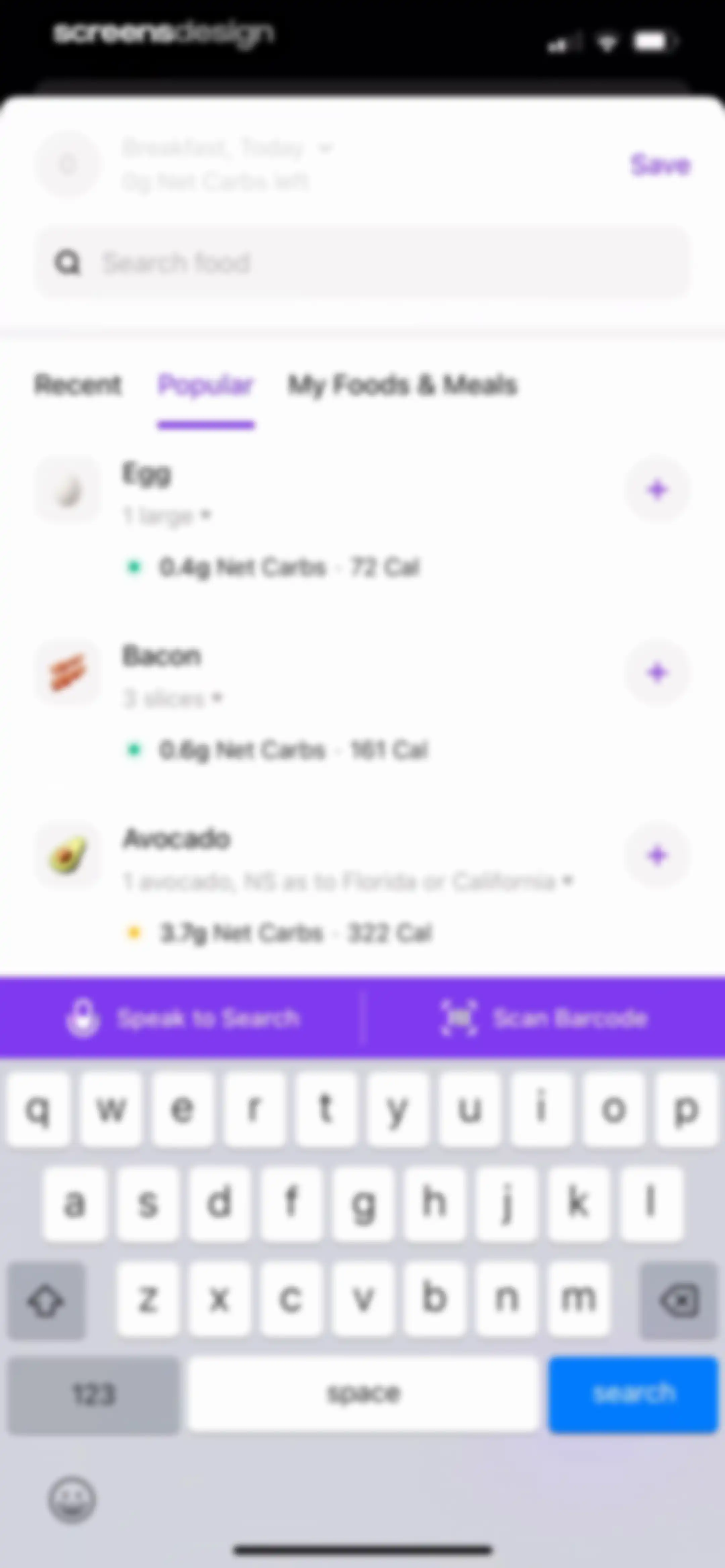 Keto Diet App － Carb Tracker screen 93