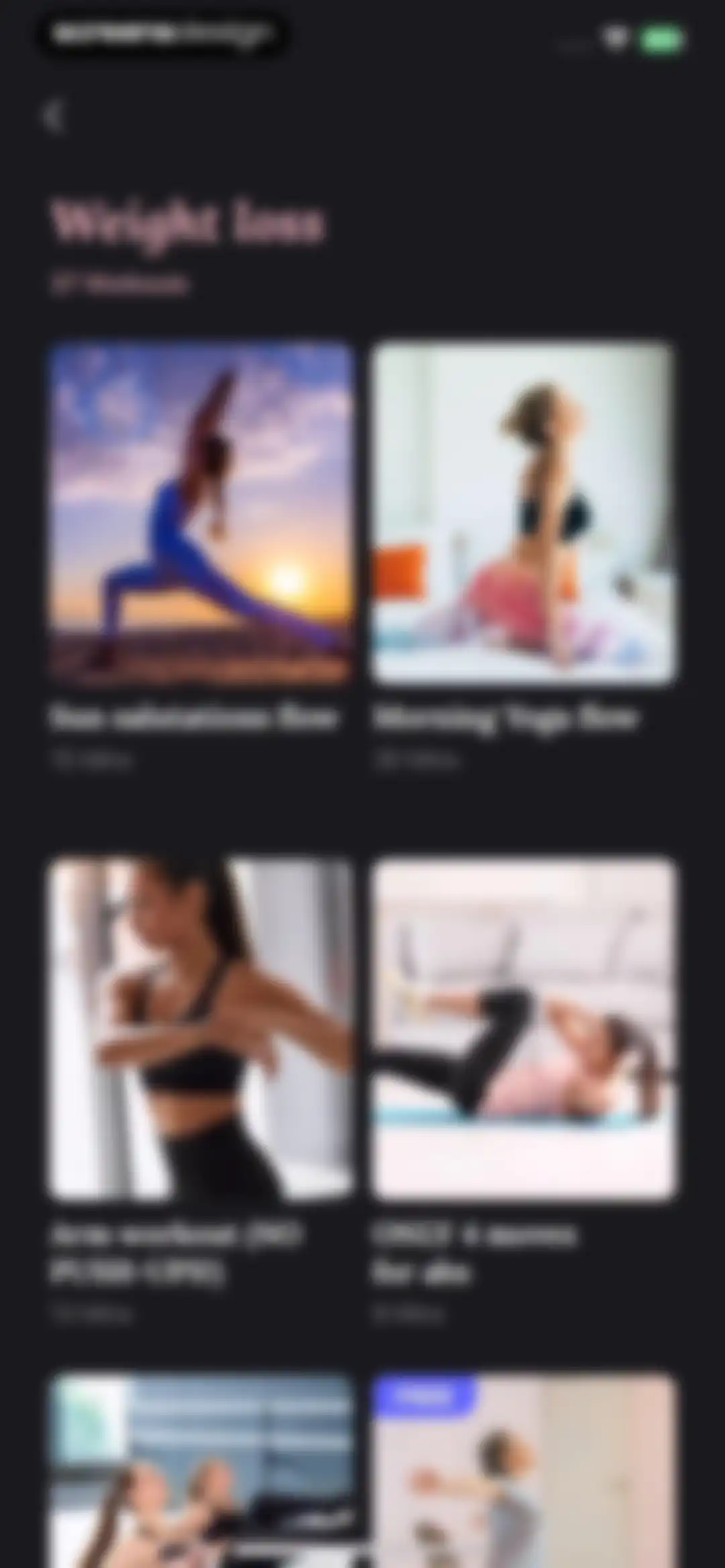 Yoga for Beginners, Pilates+ screen 117