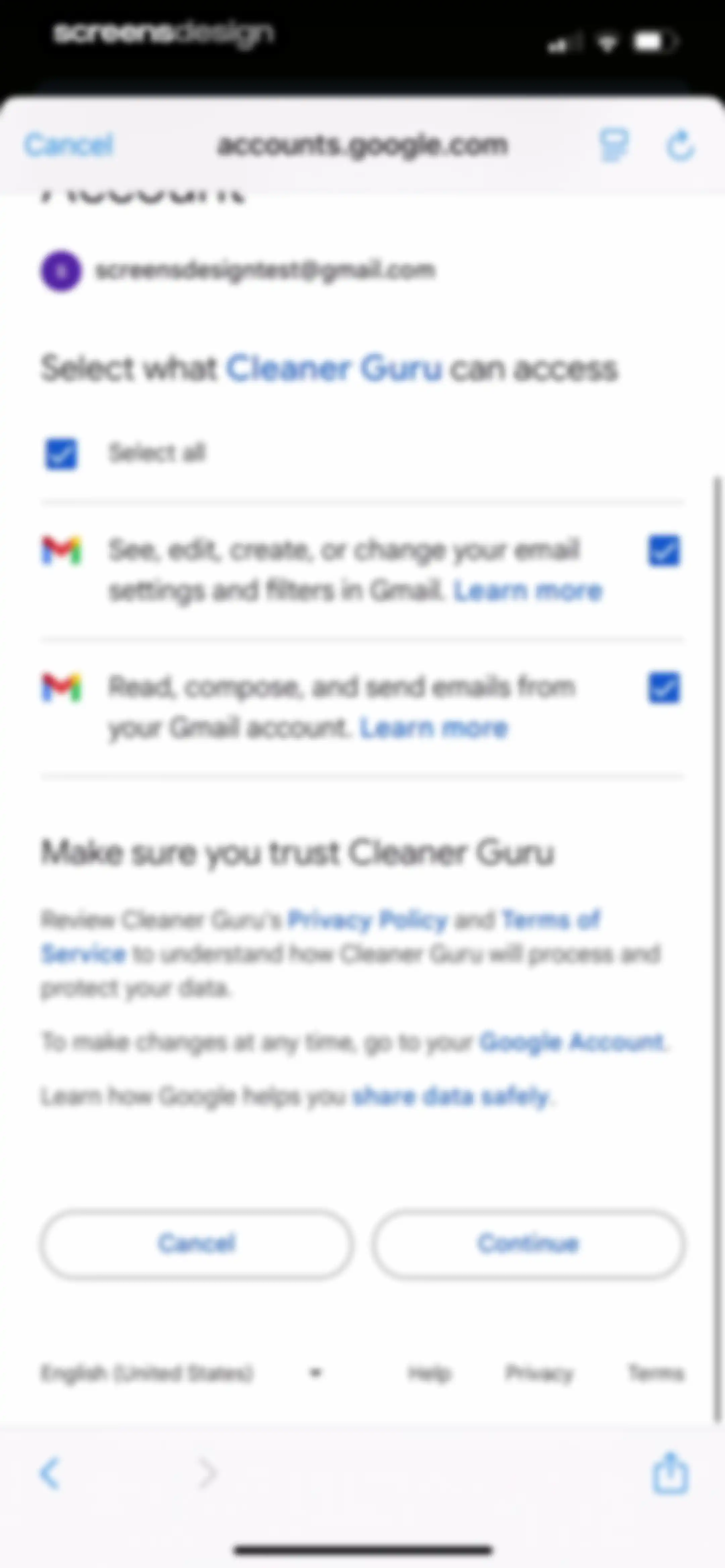 Cleaner Guru: Clean Up Storage screen 77