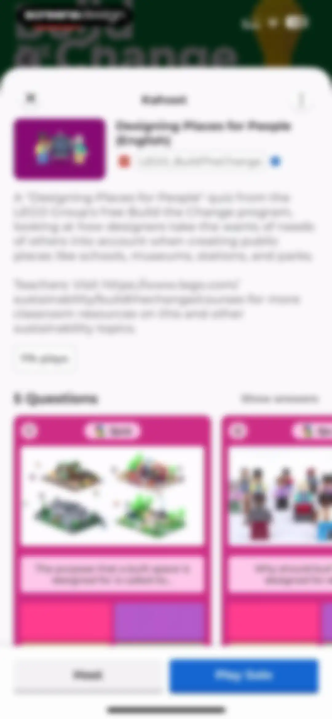 Kahoot! Play & Create Quizzes screen 138