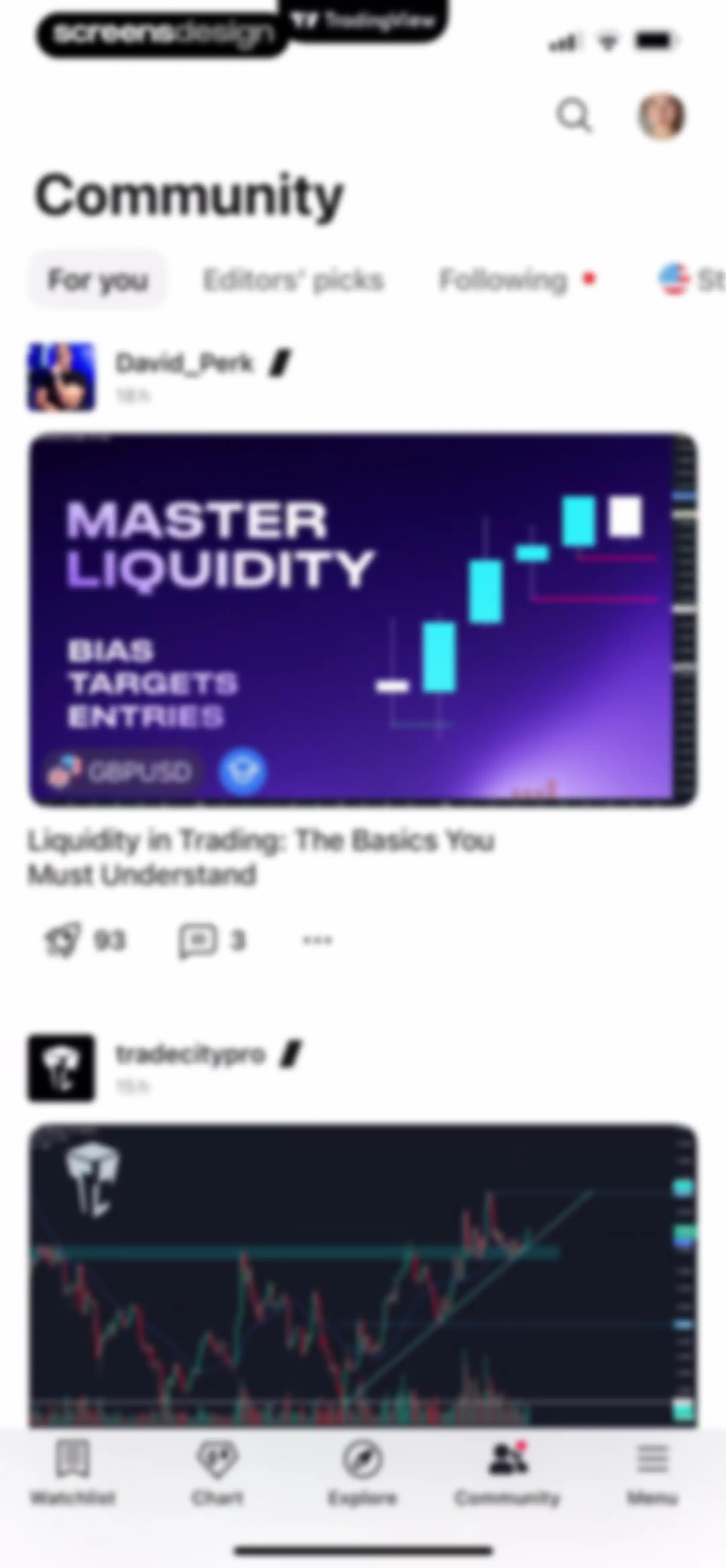 TradingView: Track All Markets screen 210