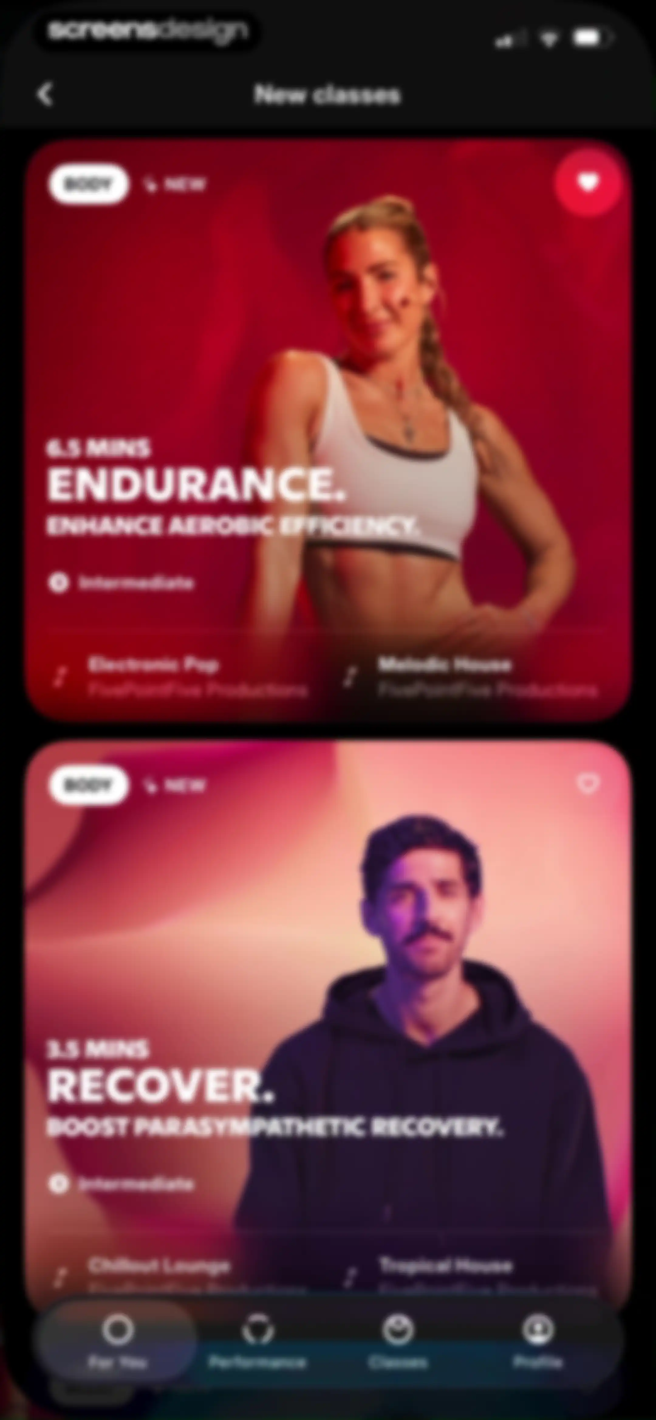 FivePointFive: Breathwork screen 89