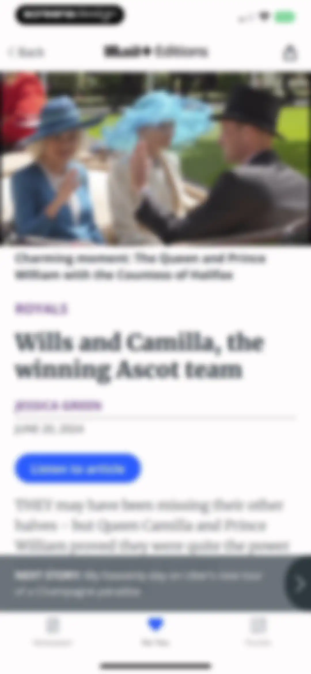 Daily Mail Newspaper screen 26