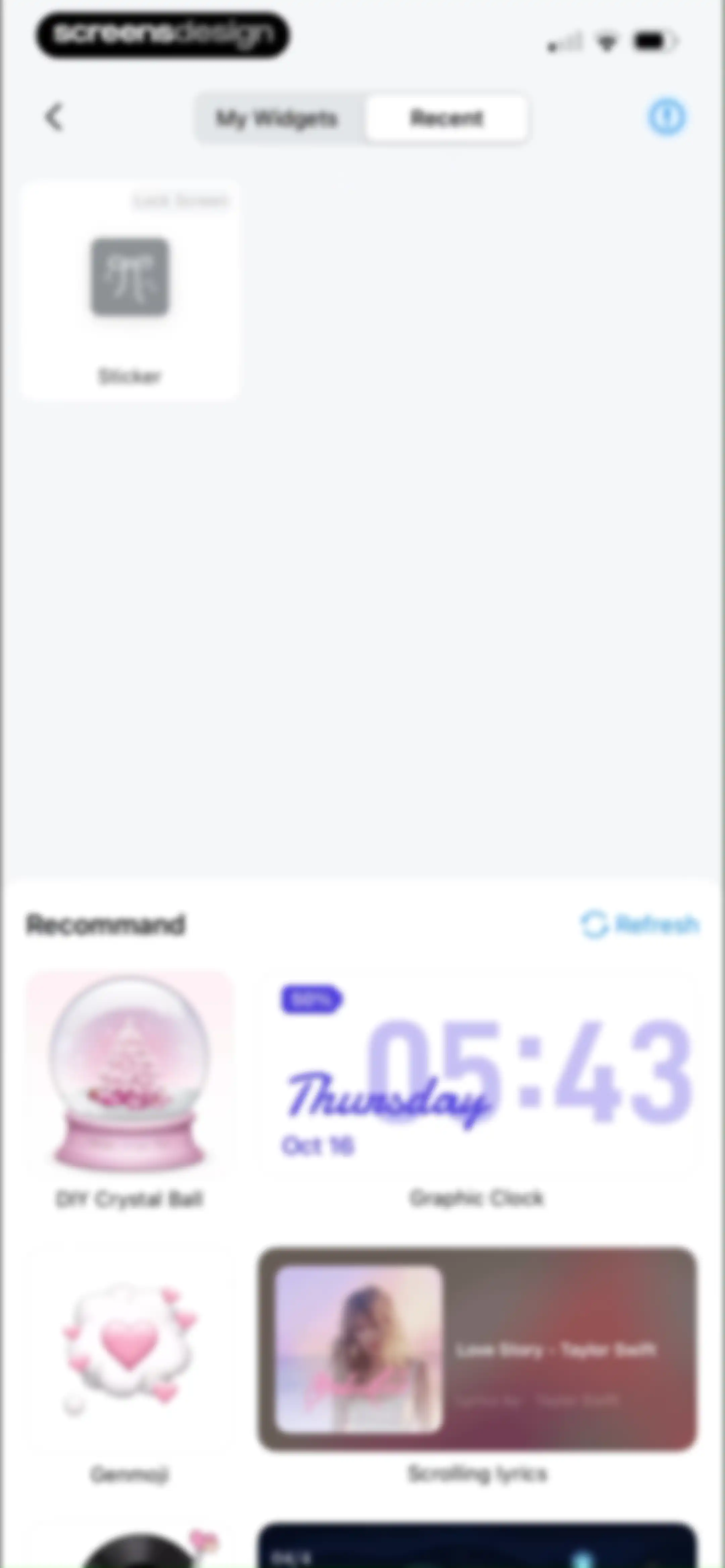 iScreen - Widgets & Wallpaper screen 105