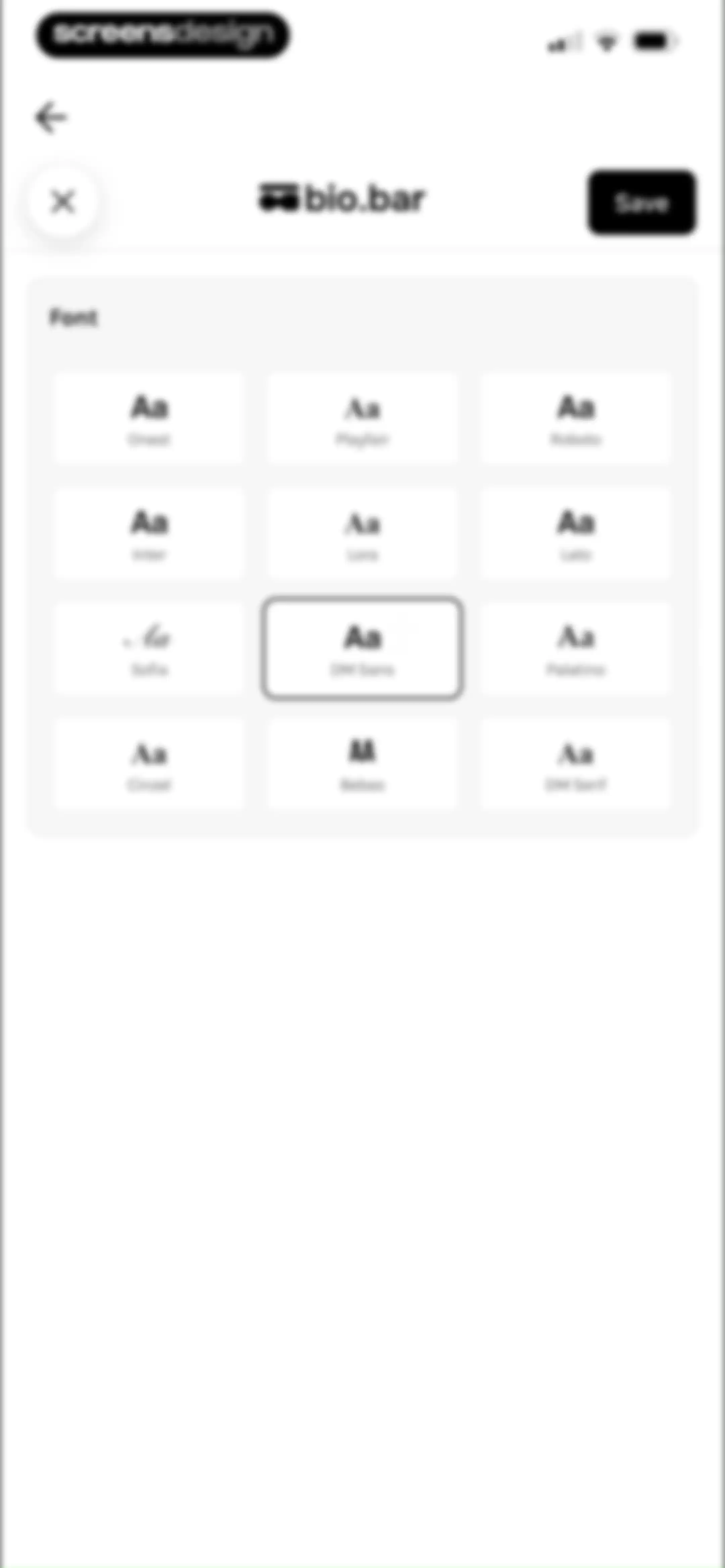 UNUM — Layout & Feed Preview screen 114