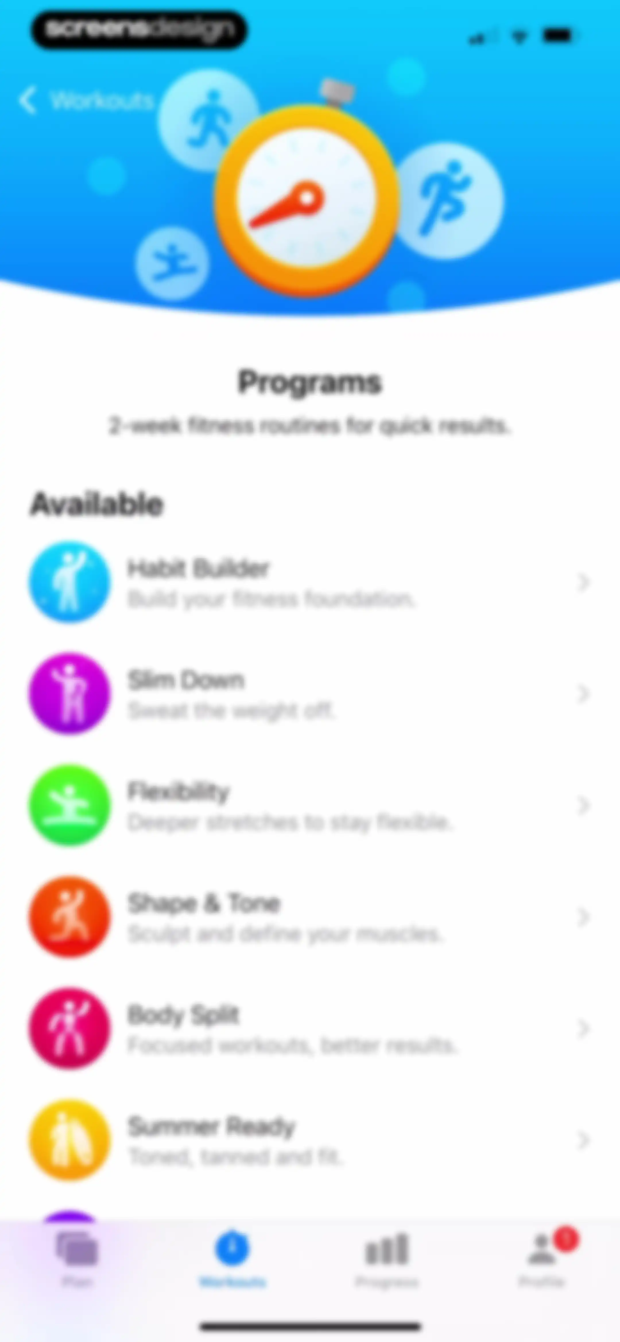 Seven: 7 Minute Workout screen 94