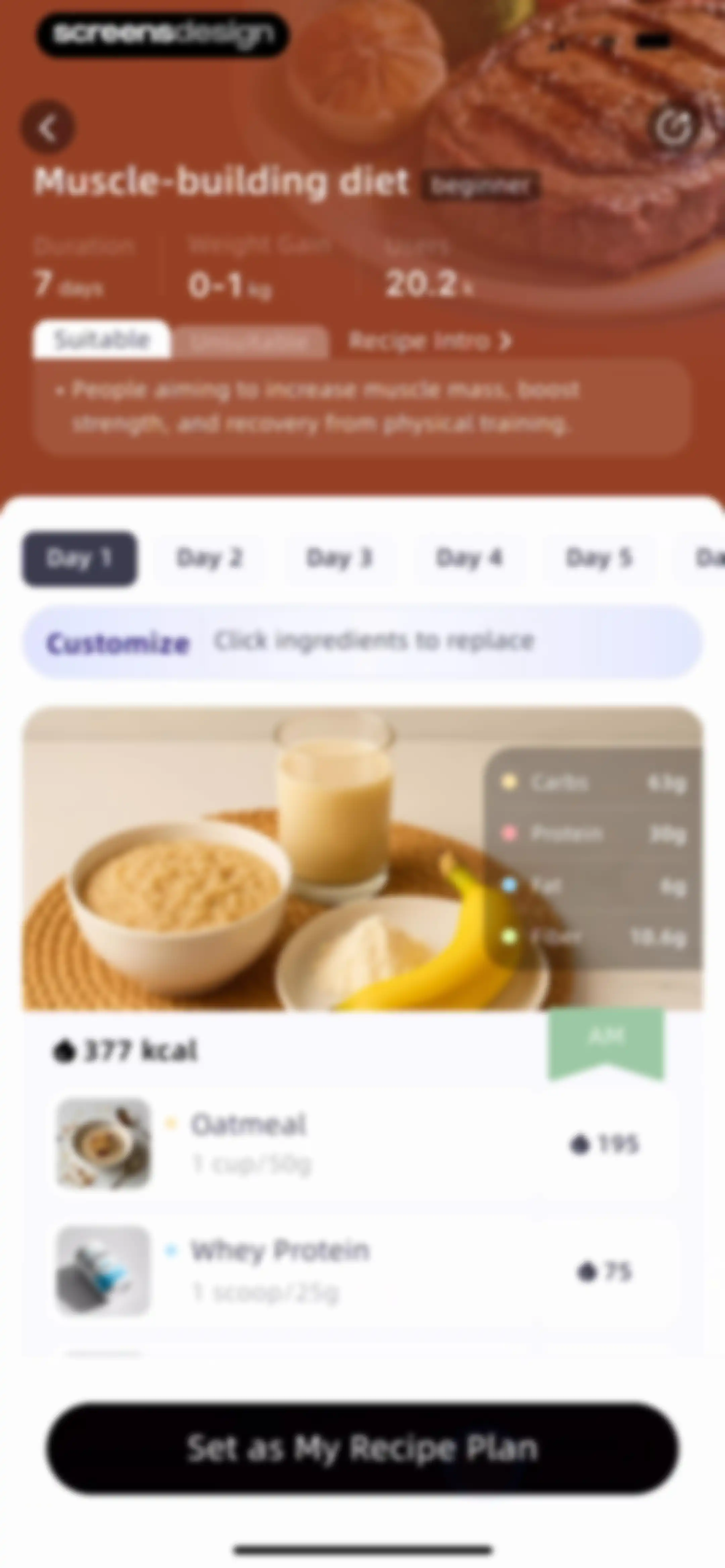 Calorie Tracker-CalorieMate screen 144