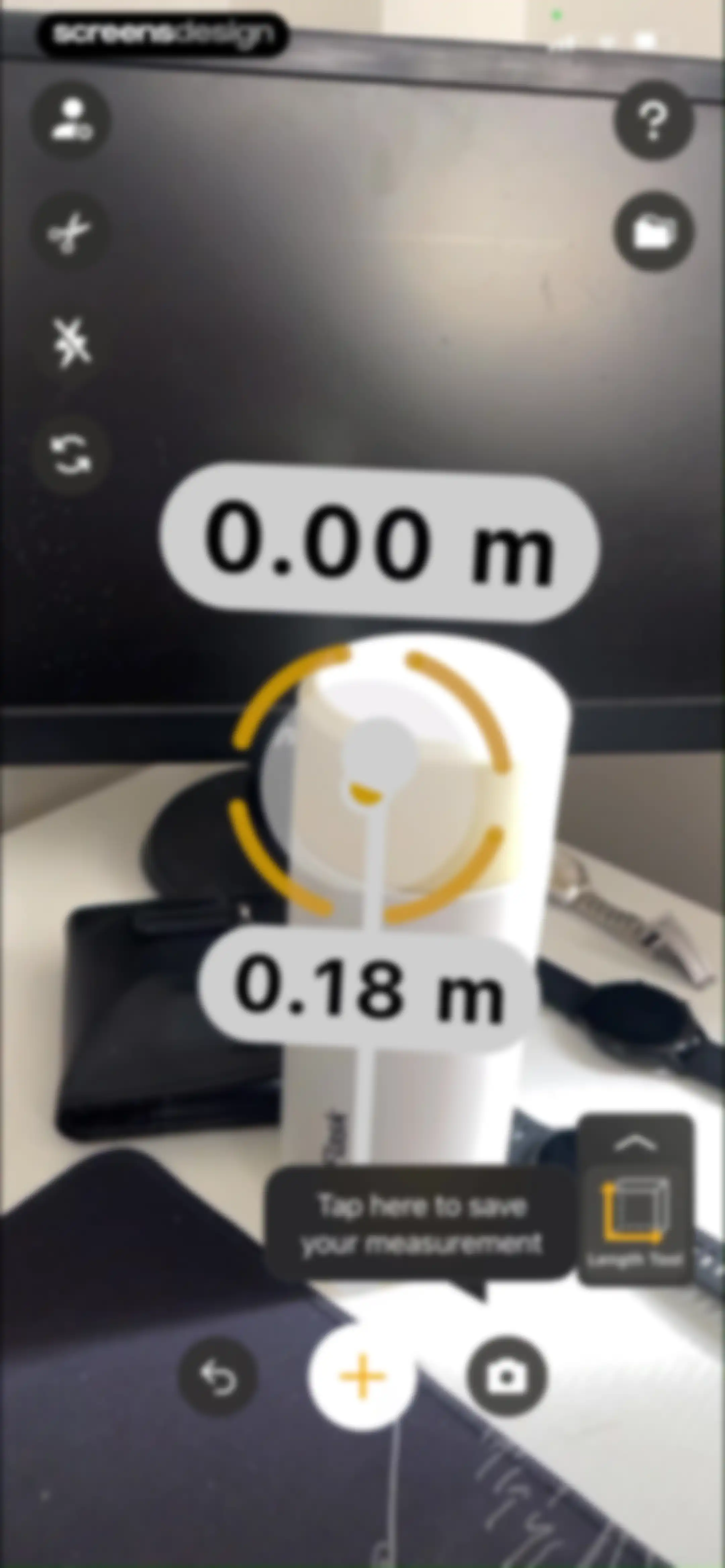 The Tape Measure & 3D Scanner screen 21