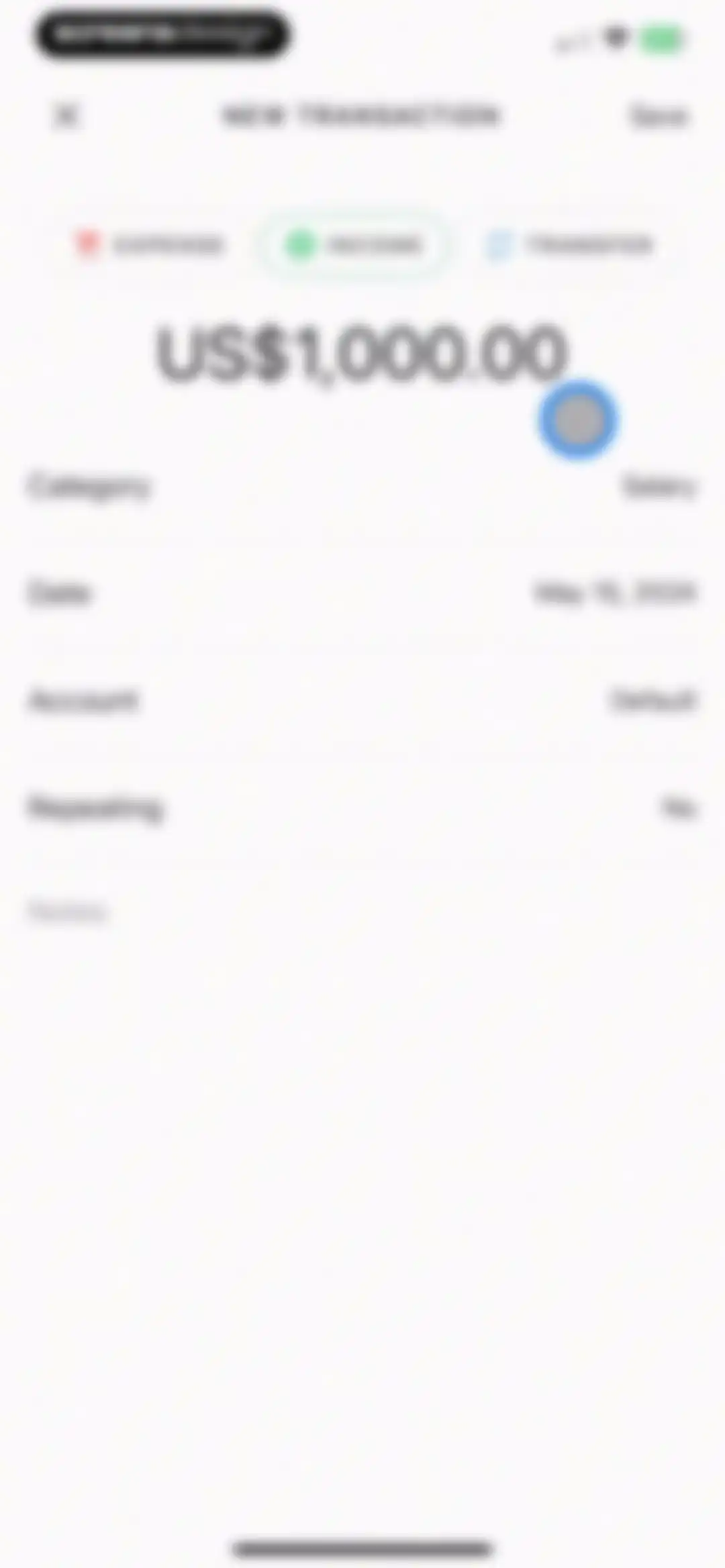 Budget Planner App - Fleur screen 19