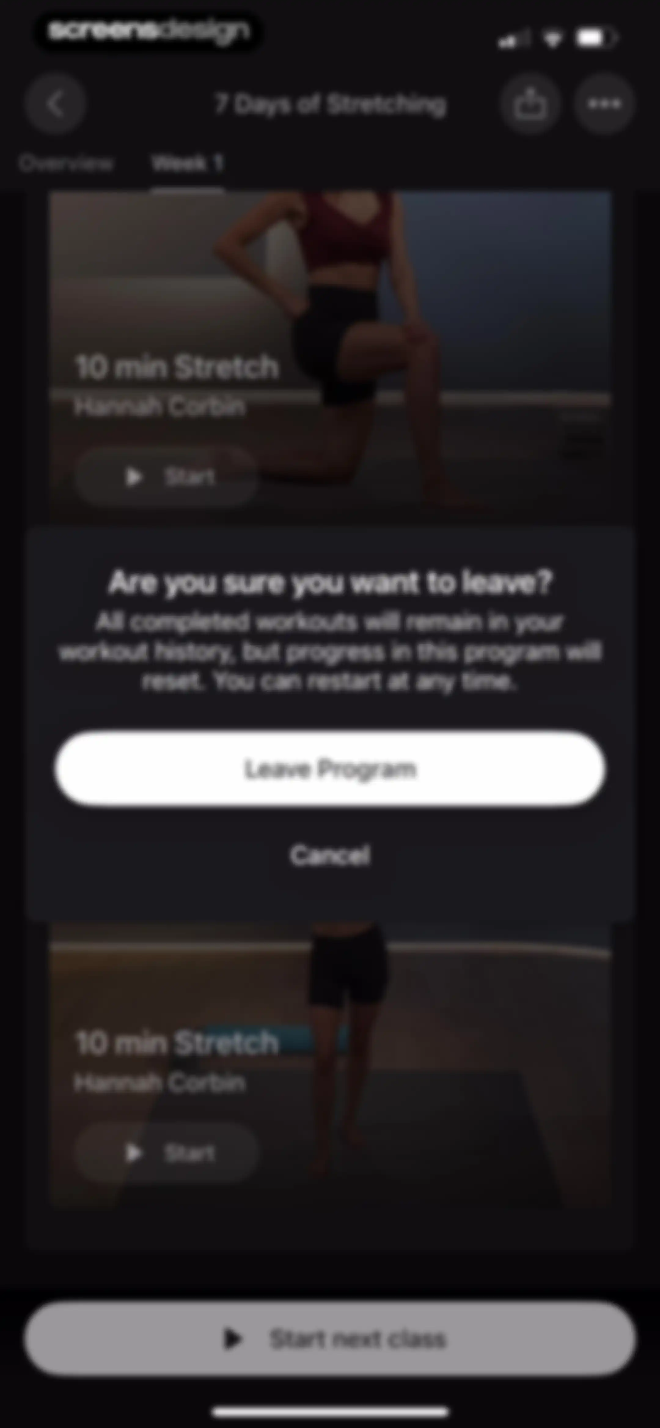 Peloton: Fitness & Workouts screen 161
