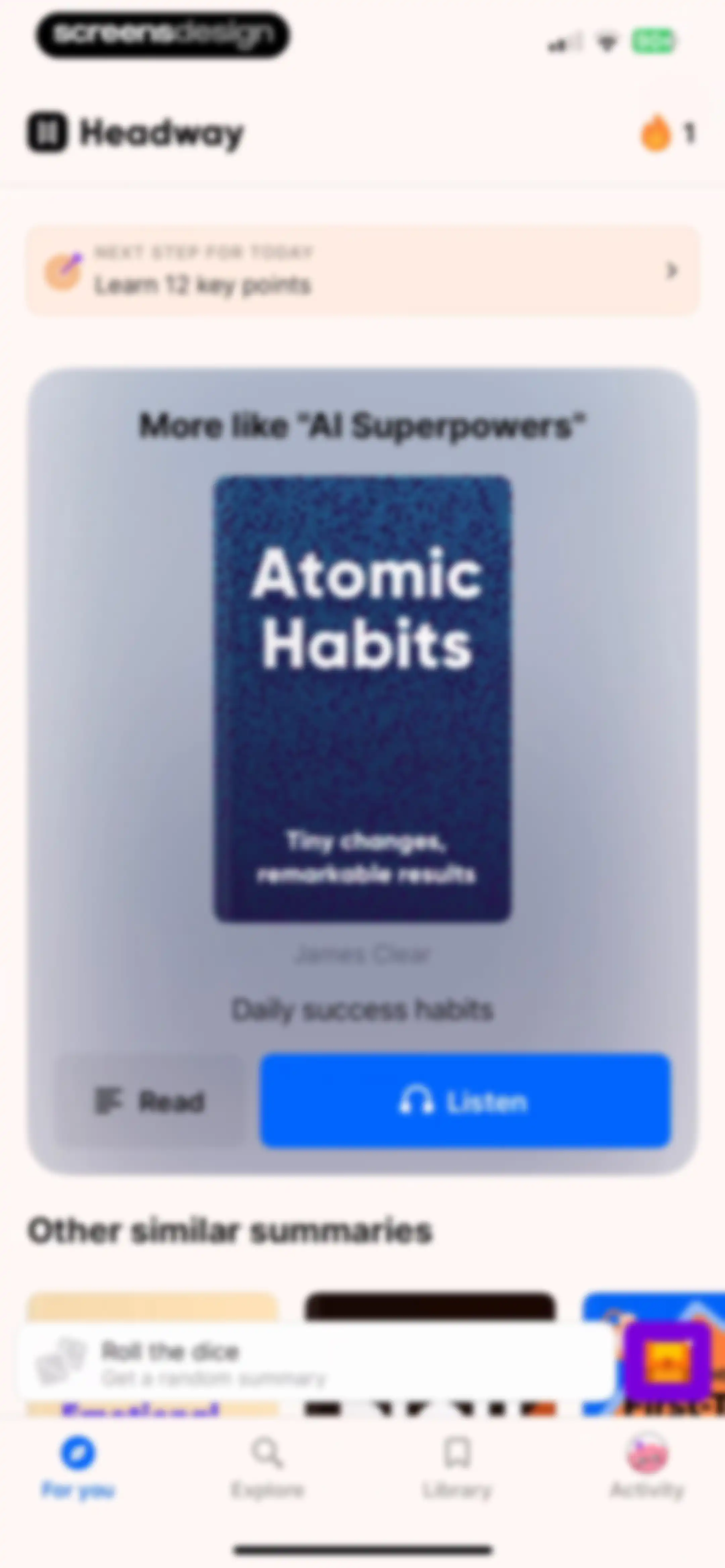 Headway - Daily Micro Learning screen 81