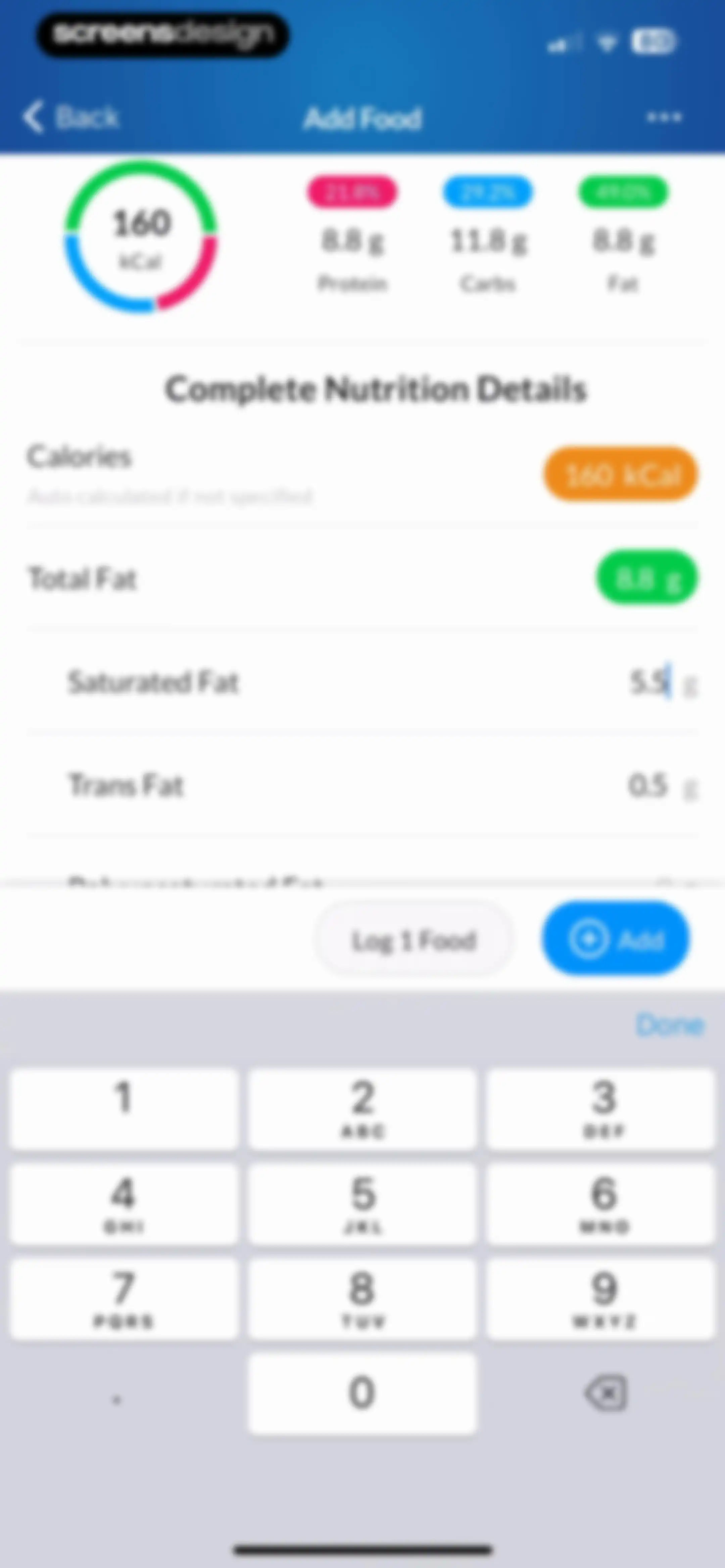 MacrosFirst - Macro Tracker screen 36