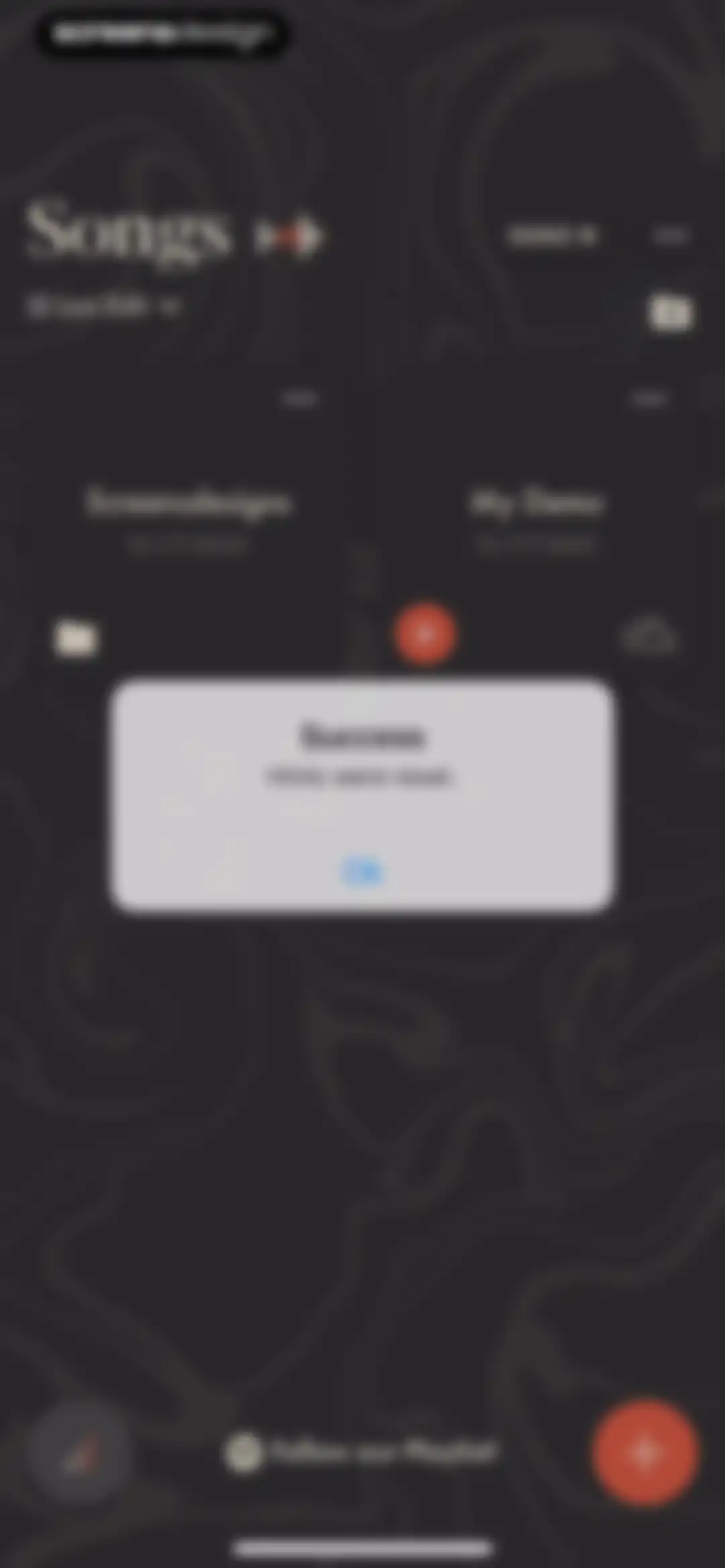 Demo: Songwriting Studio screen 99