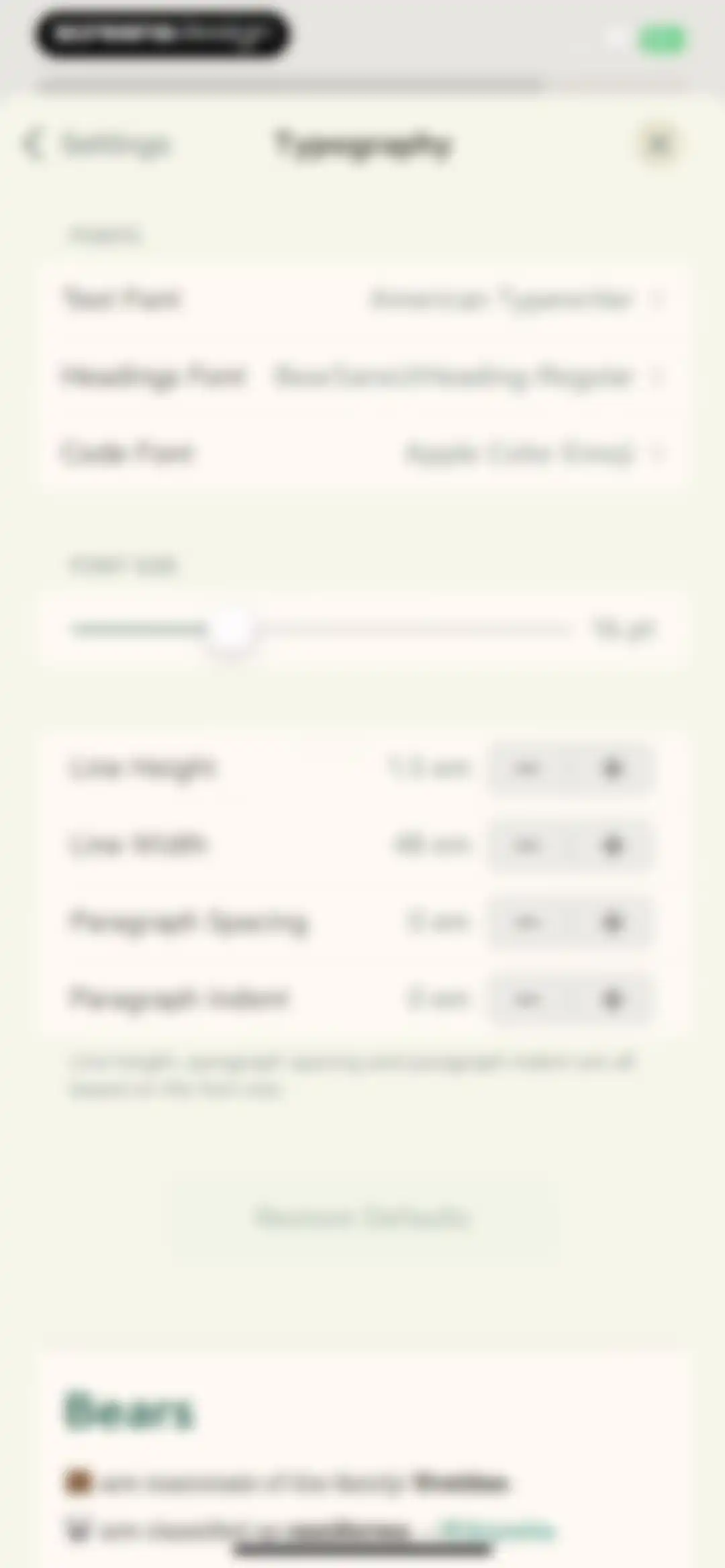 Bear - Markdown Notes screen 59