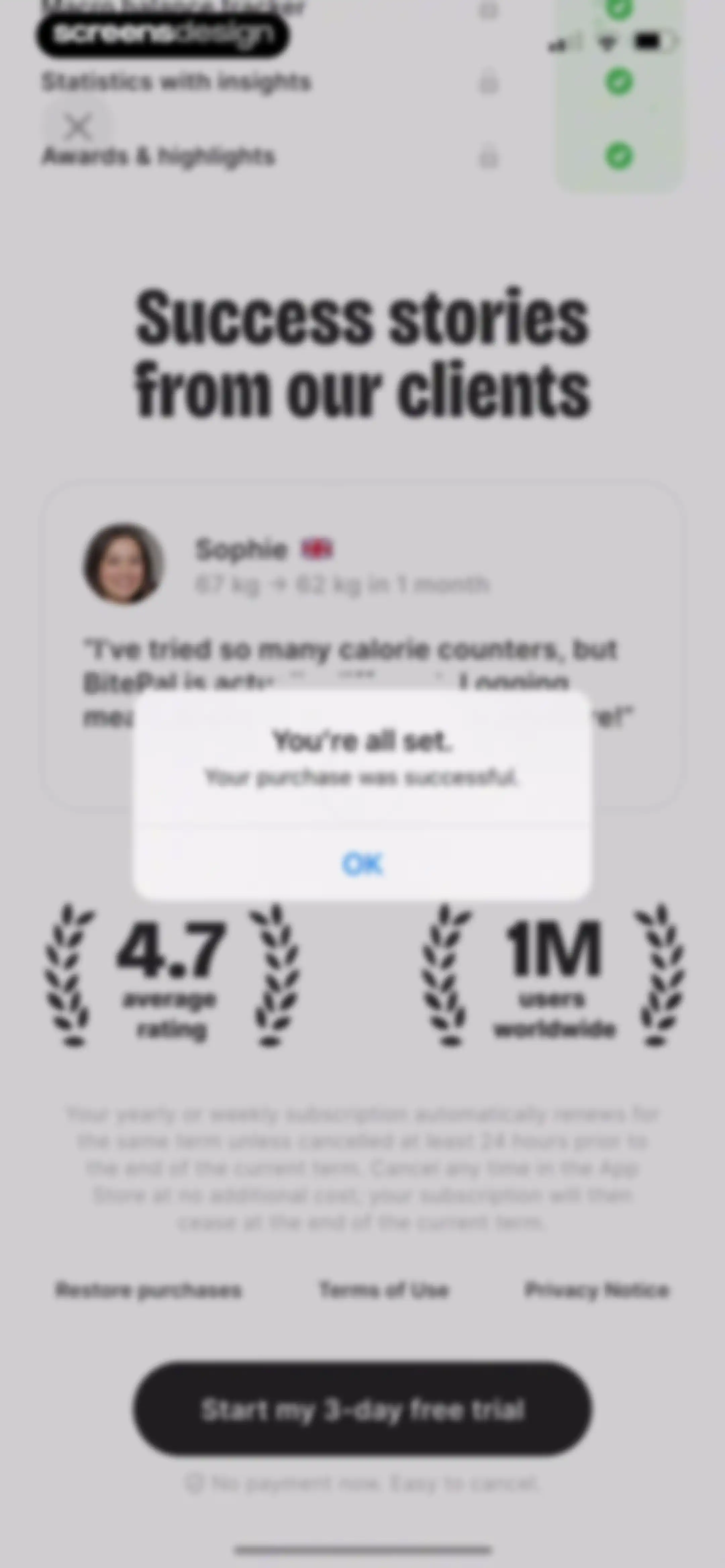 BitePal: Food Calorie Tracker screen 59