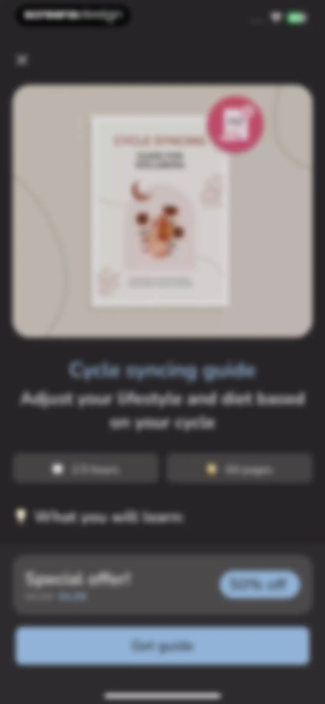 Period Tracker and Calendar screen 20