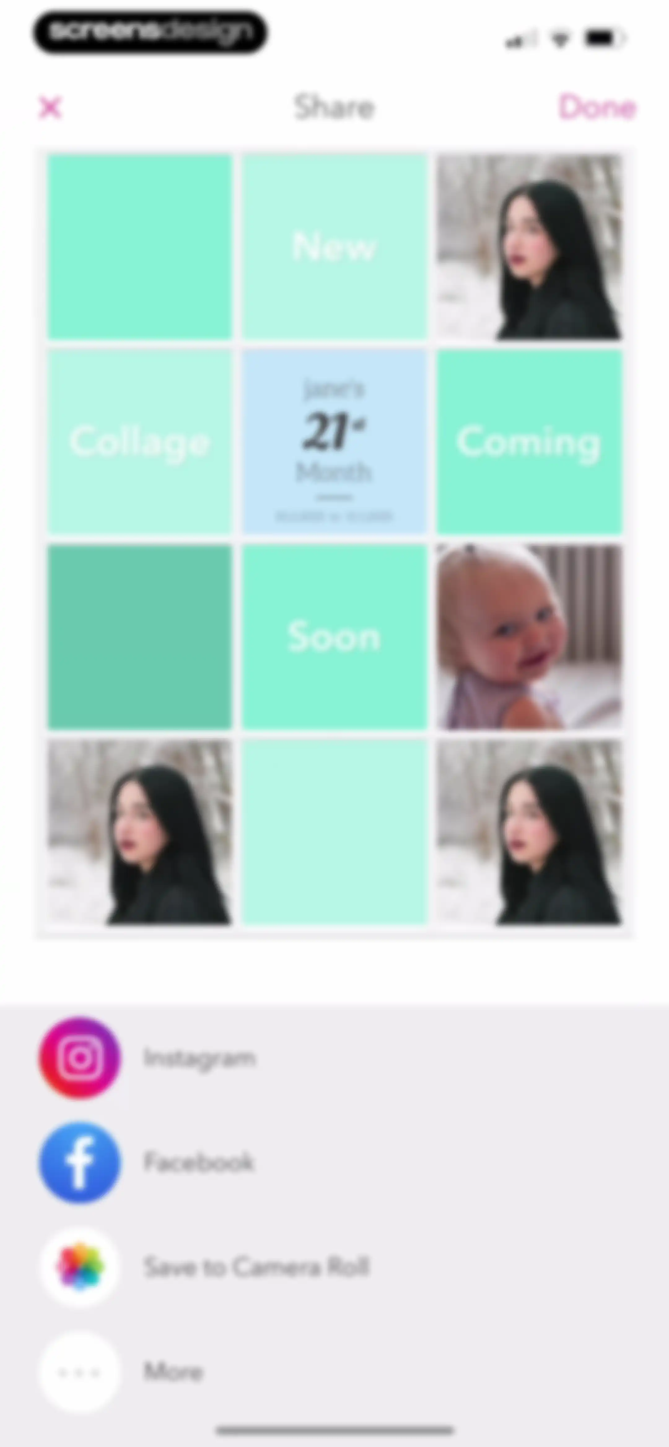 Precious - Baby Photo Art screen 31