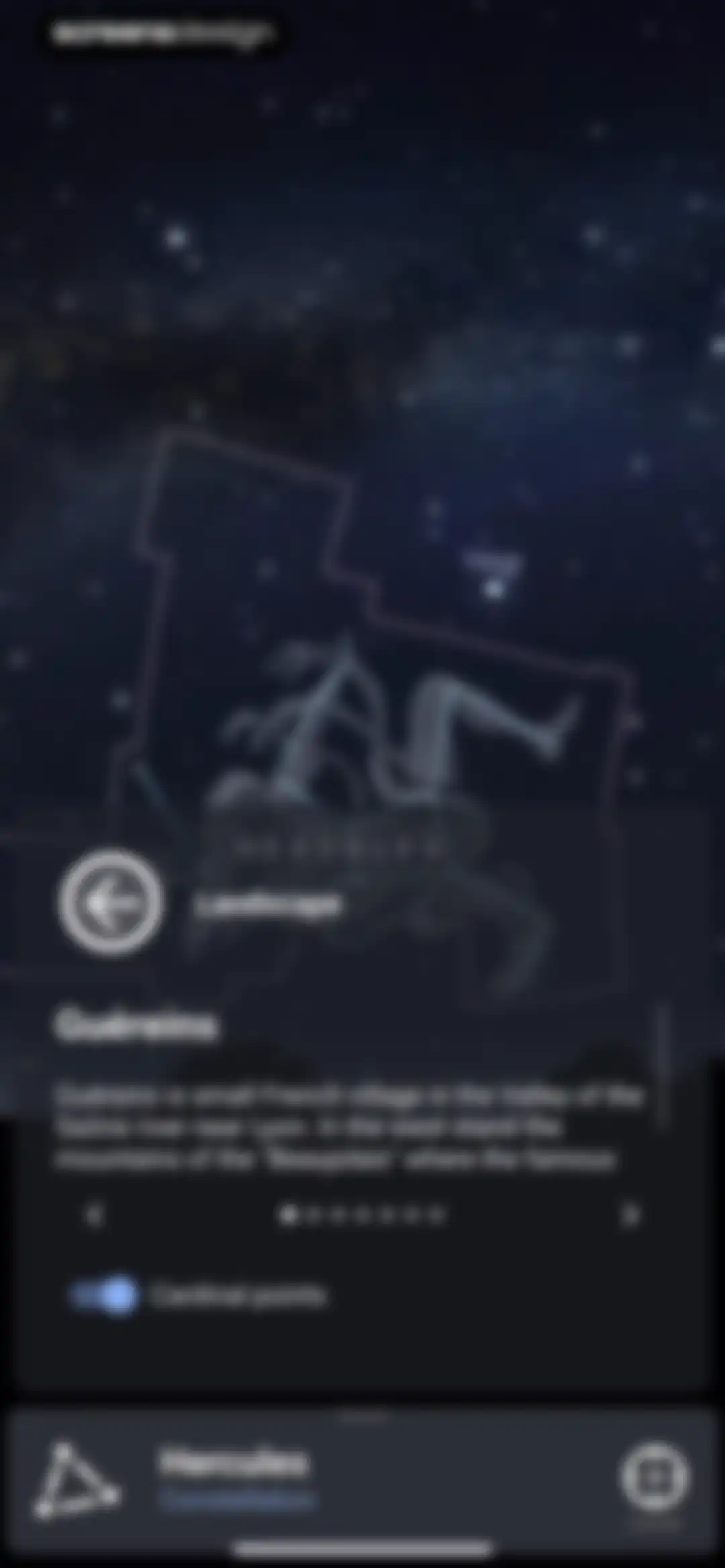 Stellarium Mobile - Star Map screen 7