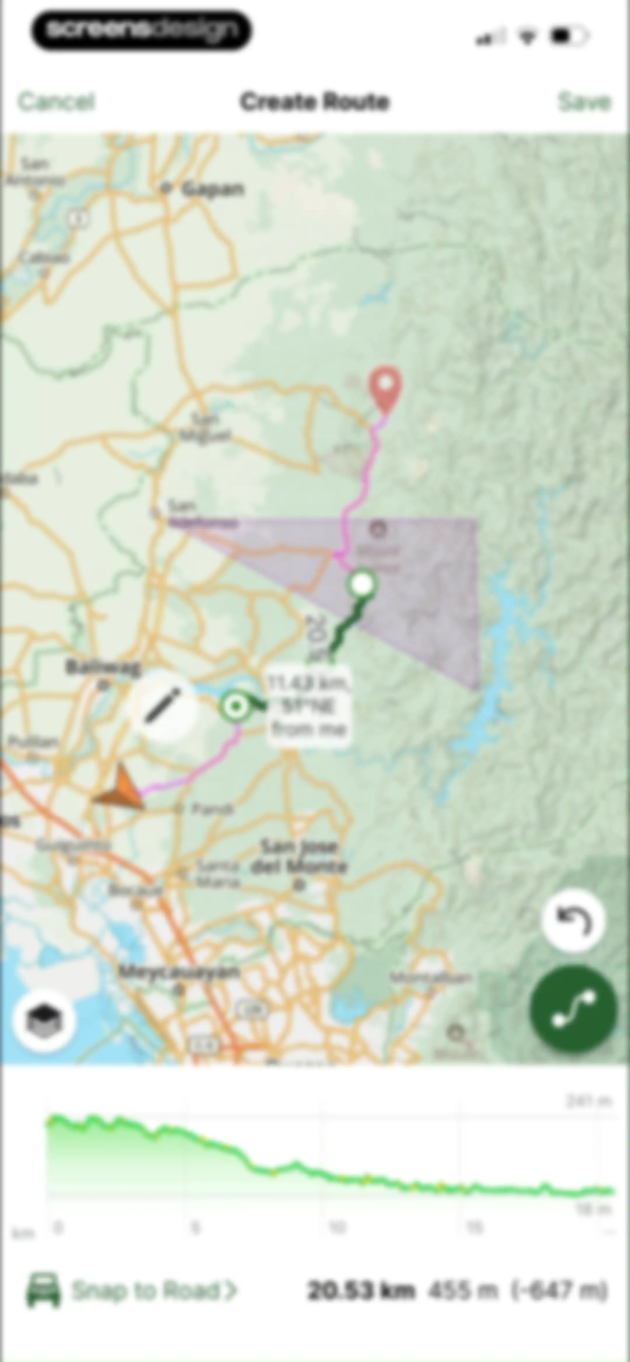 Gaia GPS: Mobile Trail Maps screen 55
