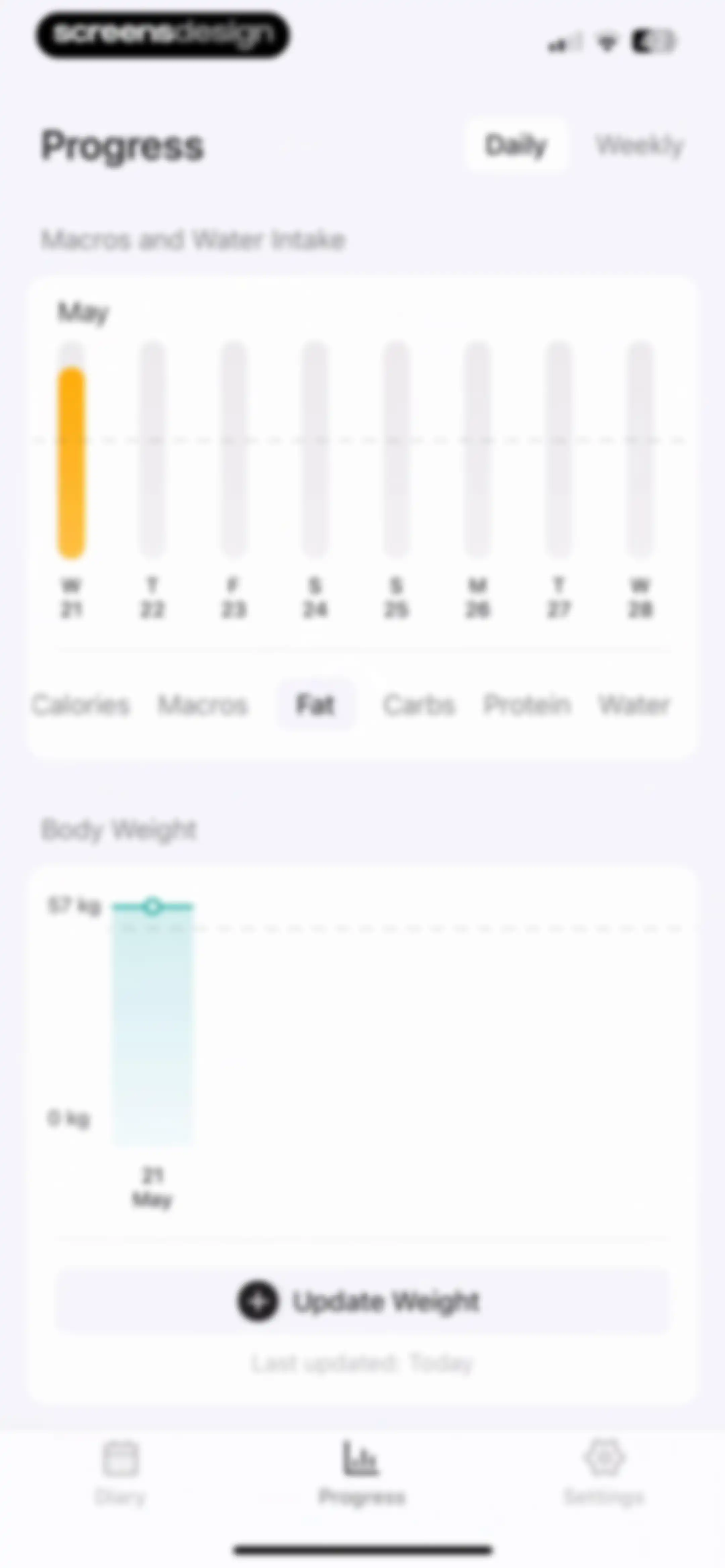 Diet & Food Tracker: EatWell screen 83