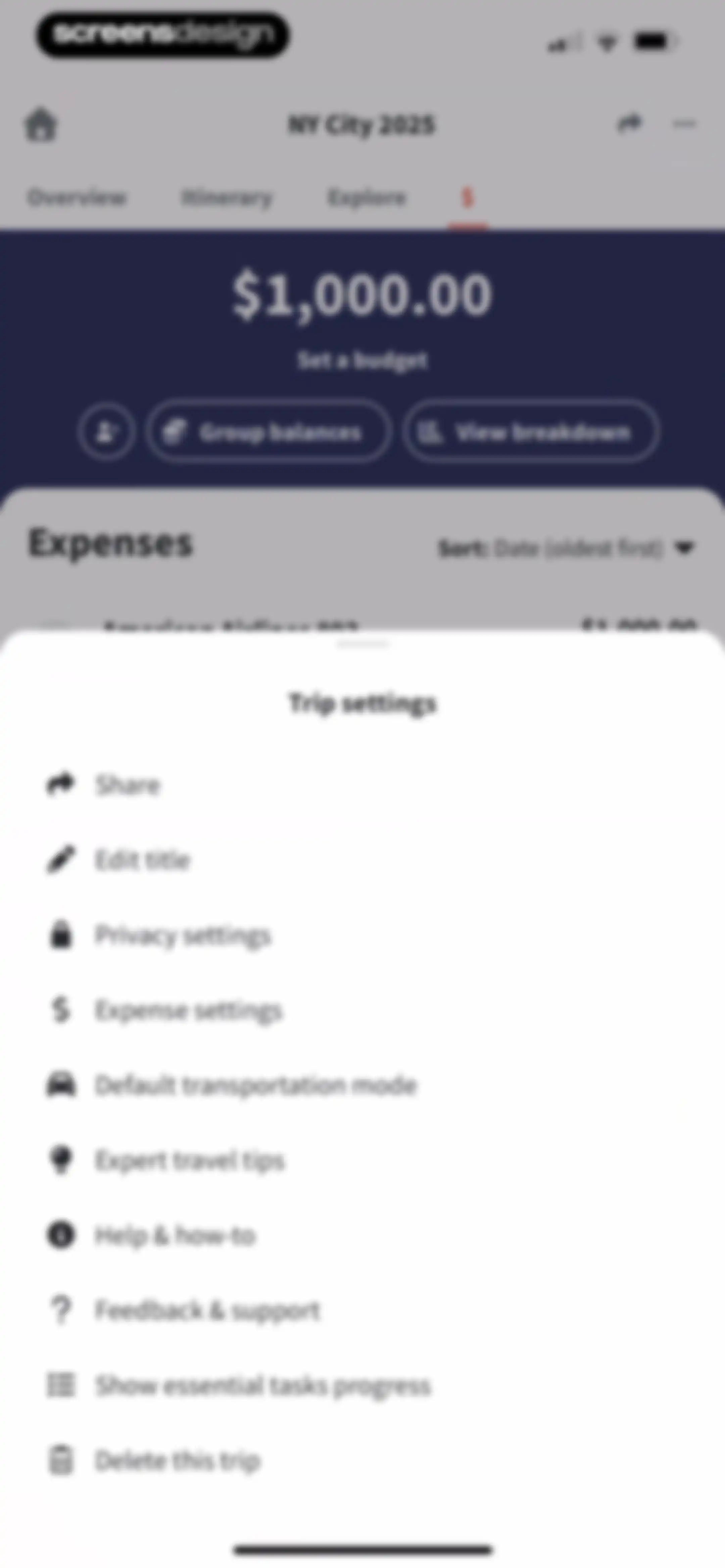 Wanderlog - Travel Planner screen 162