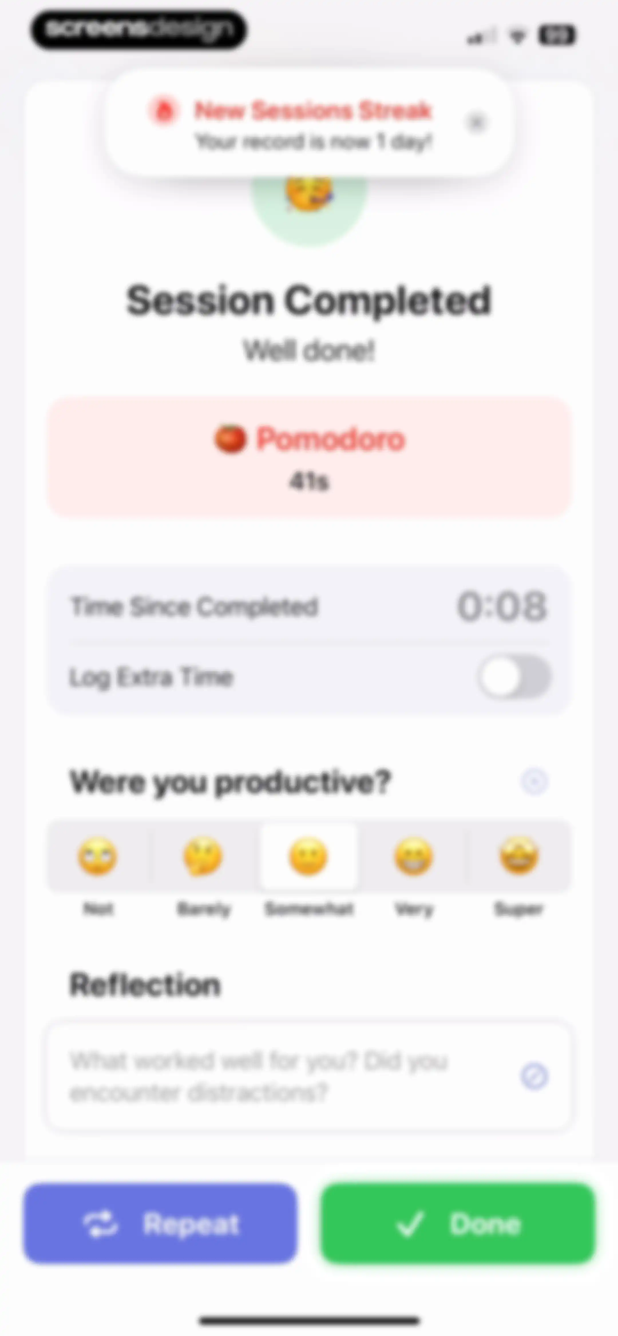 Focused Work - Pomodoro Timer screen 19