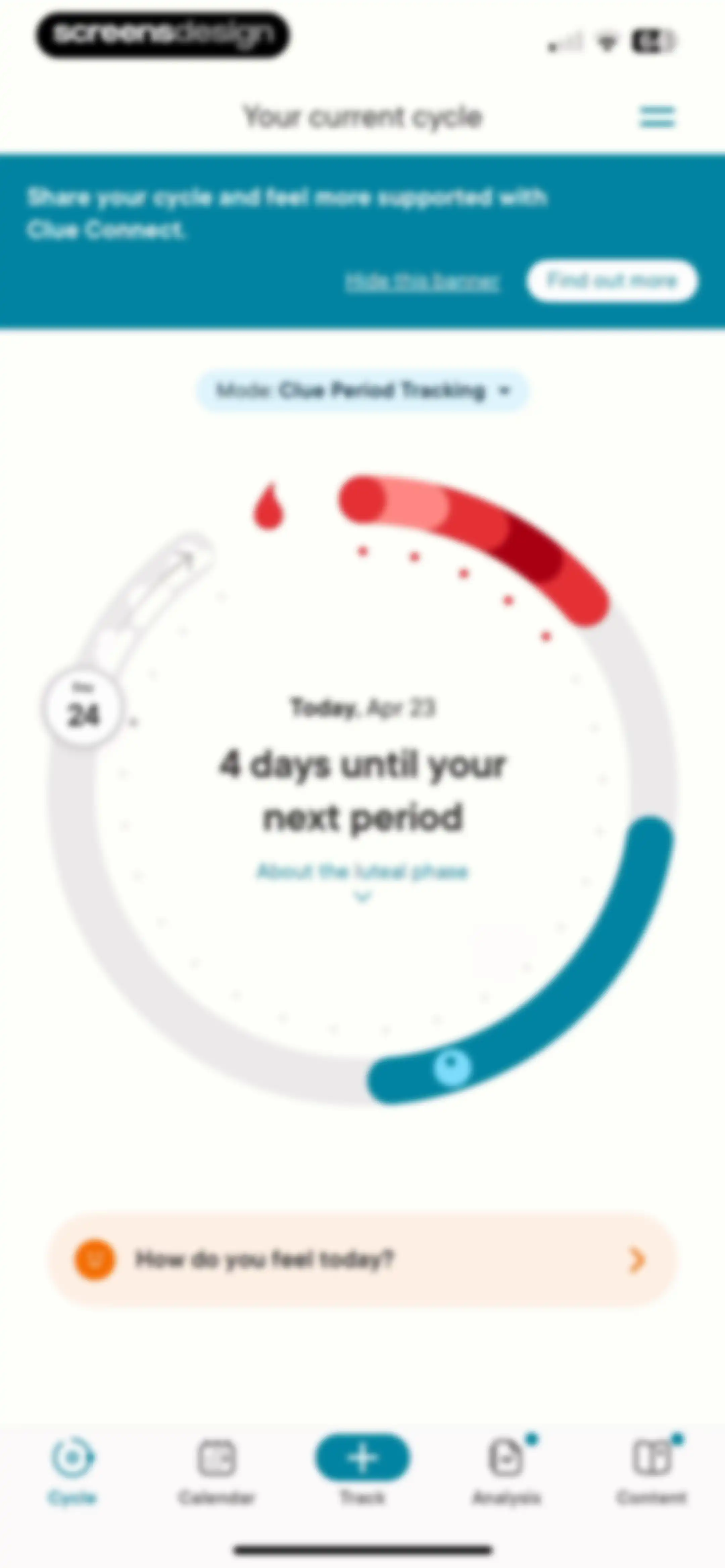 Clue Period & Cycle Tracker screen 33