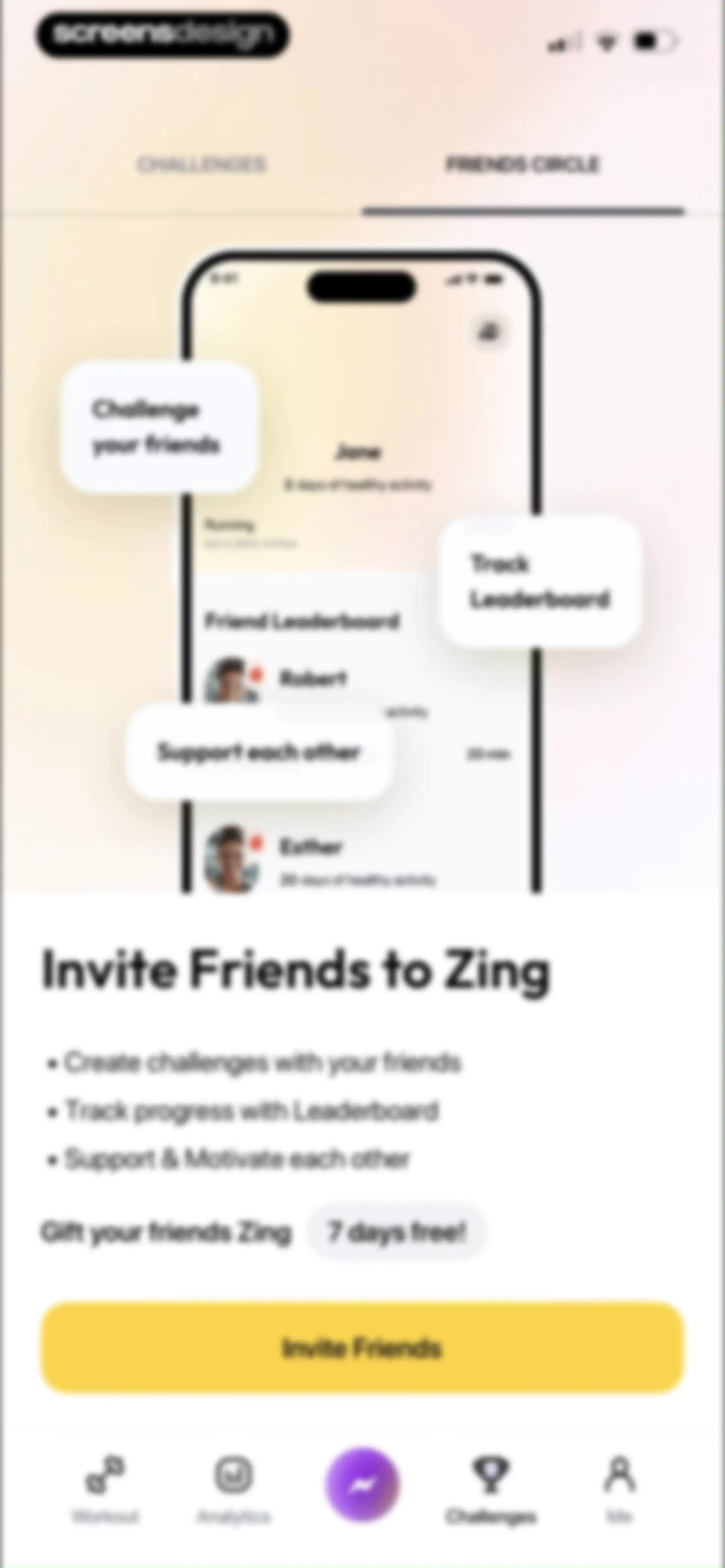 Zing AI: Home & Gym Workouts screen 215