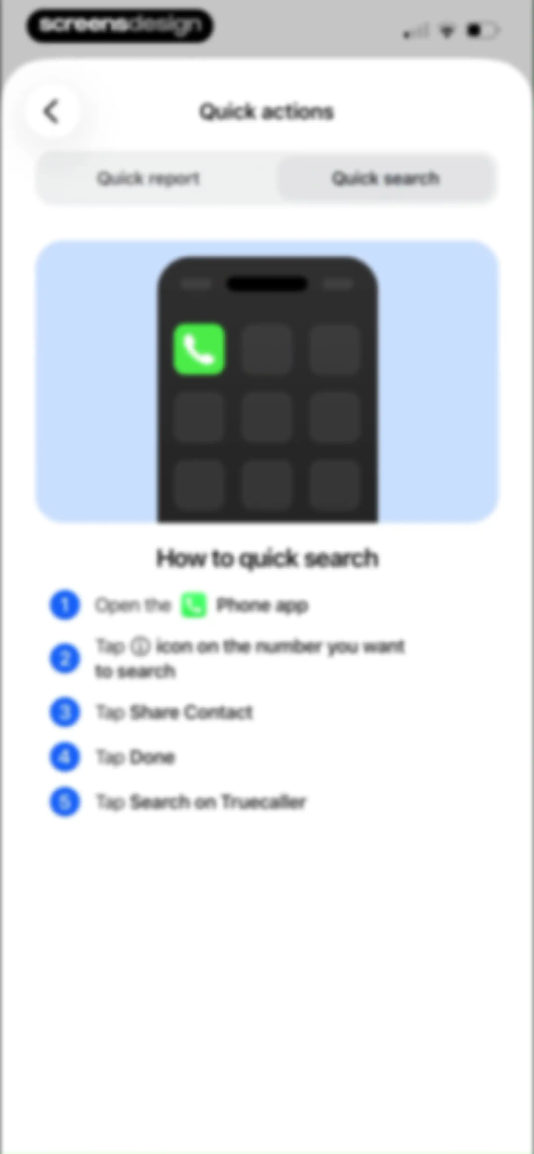 Truecaller: Premium Caller ID screen 103