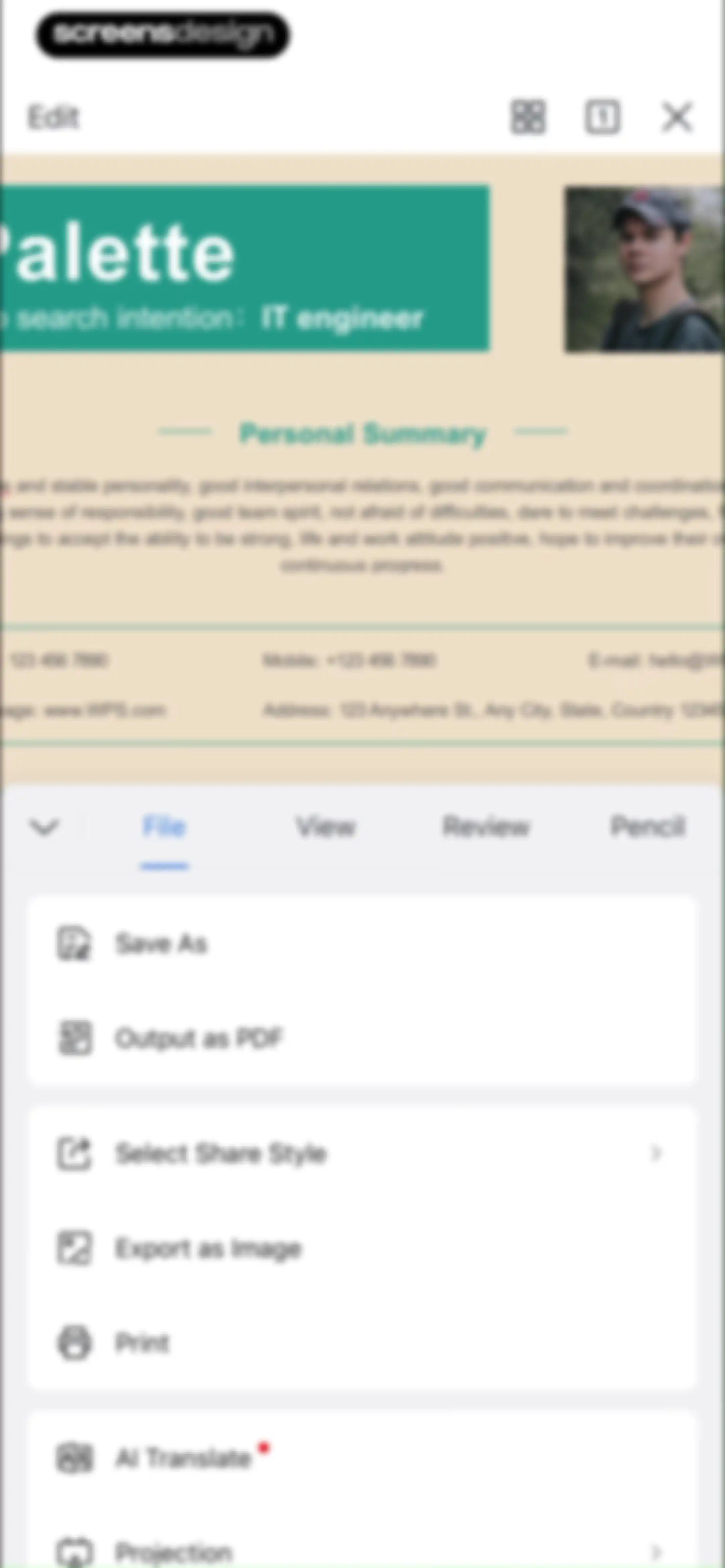 WPS Office-AI Doc, PDF, Sheet screen 43