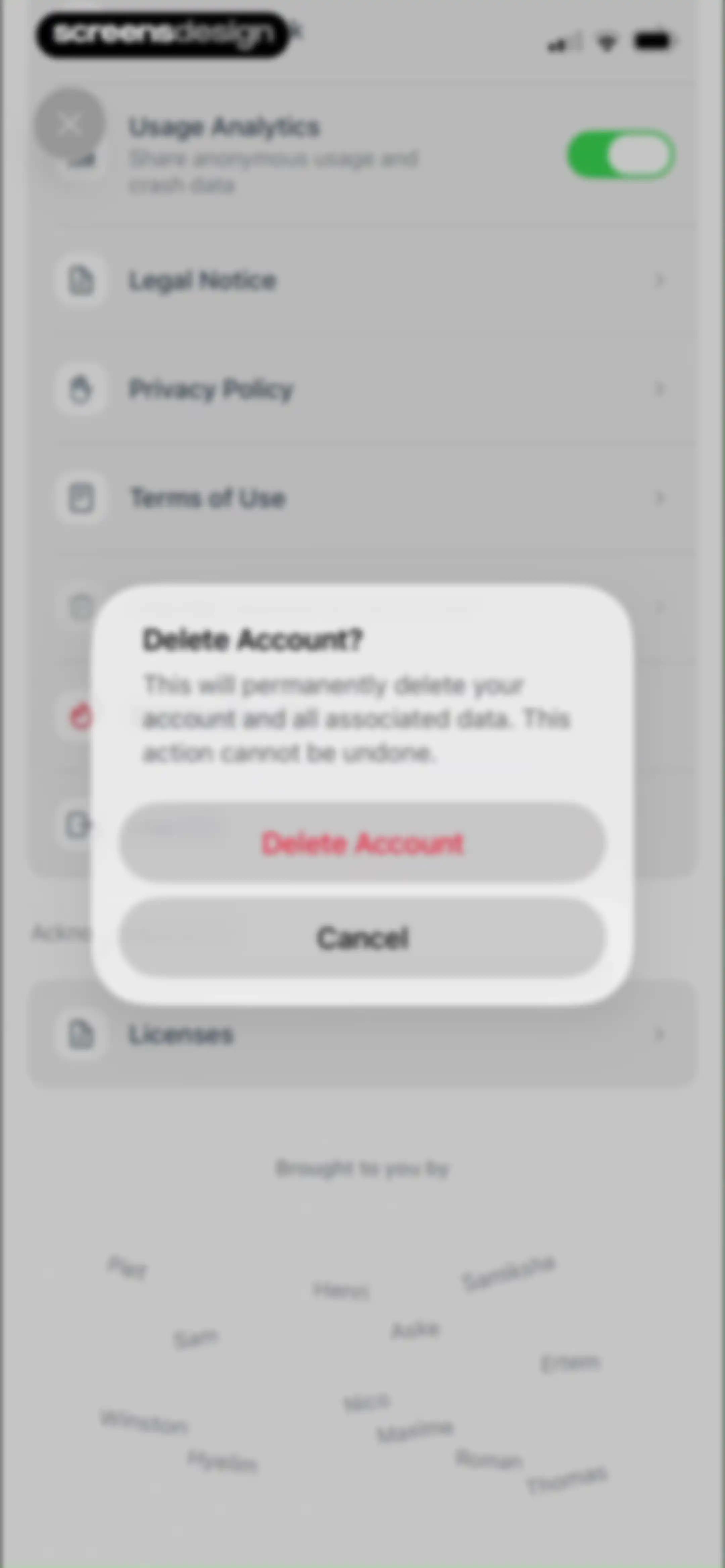 Pool, the screenshot app screen 48