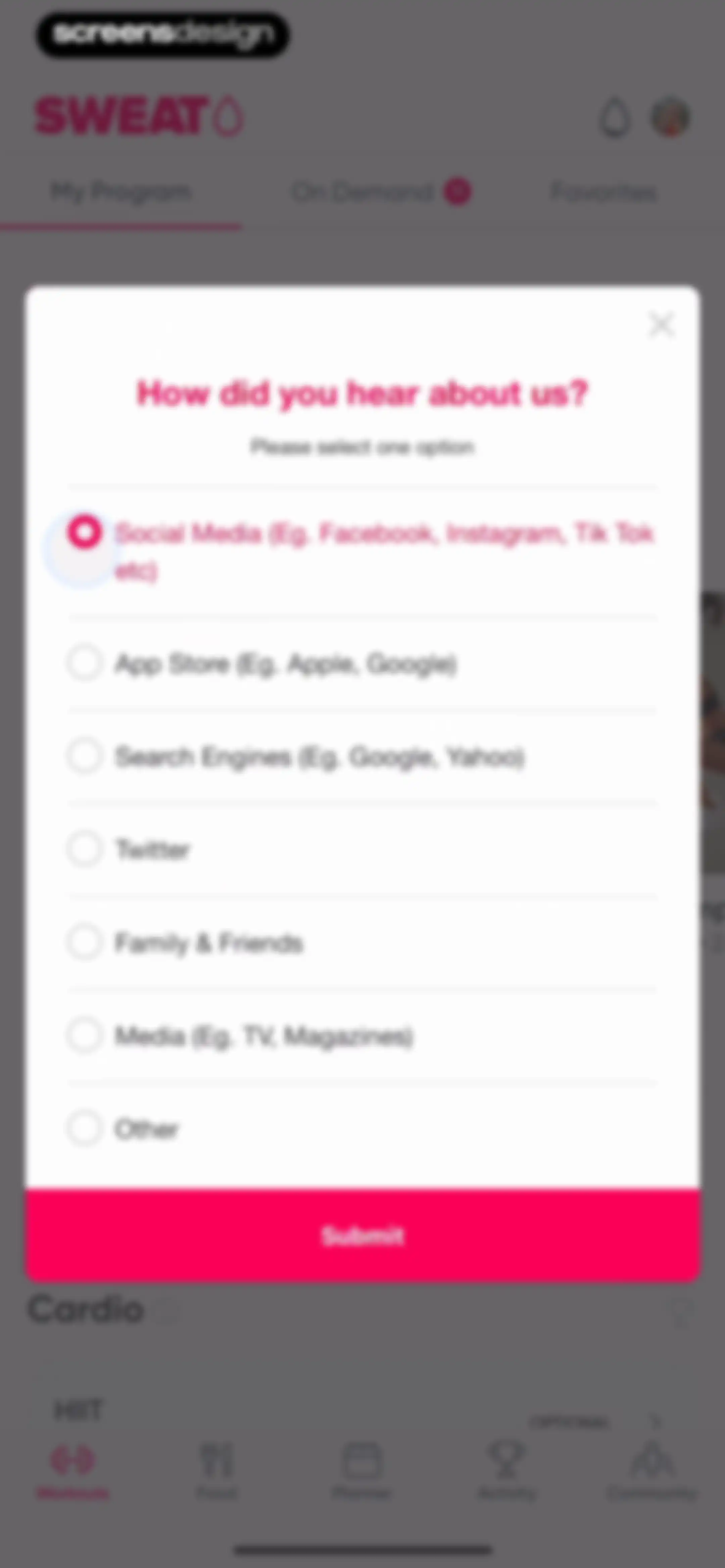 Sweat: Fitness App For Women screen 100