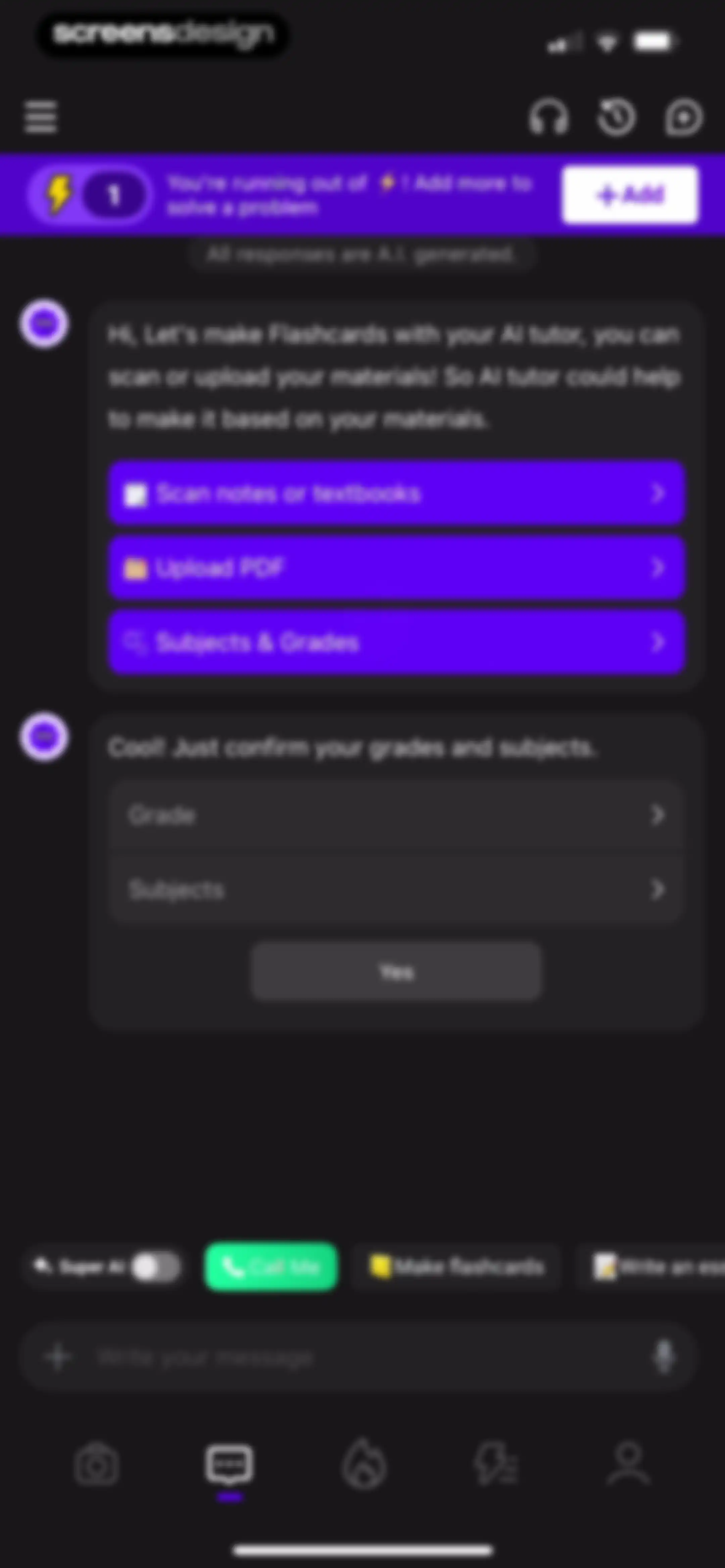 Answer.AI - Your AI tutor screen 50