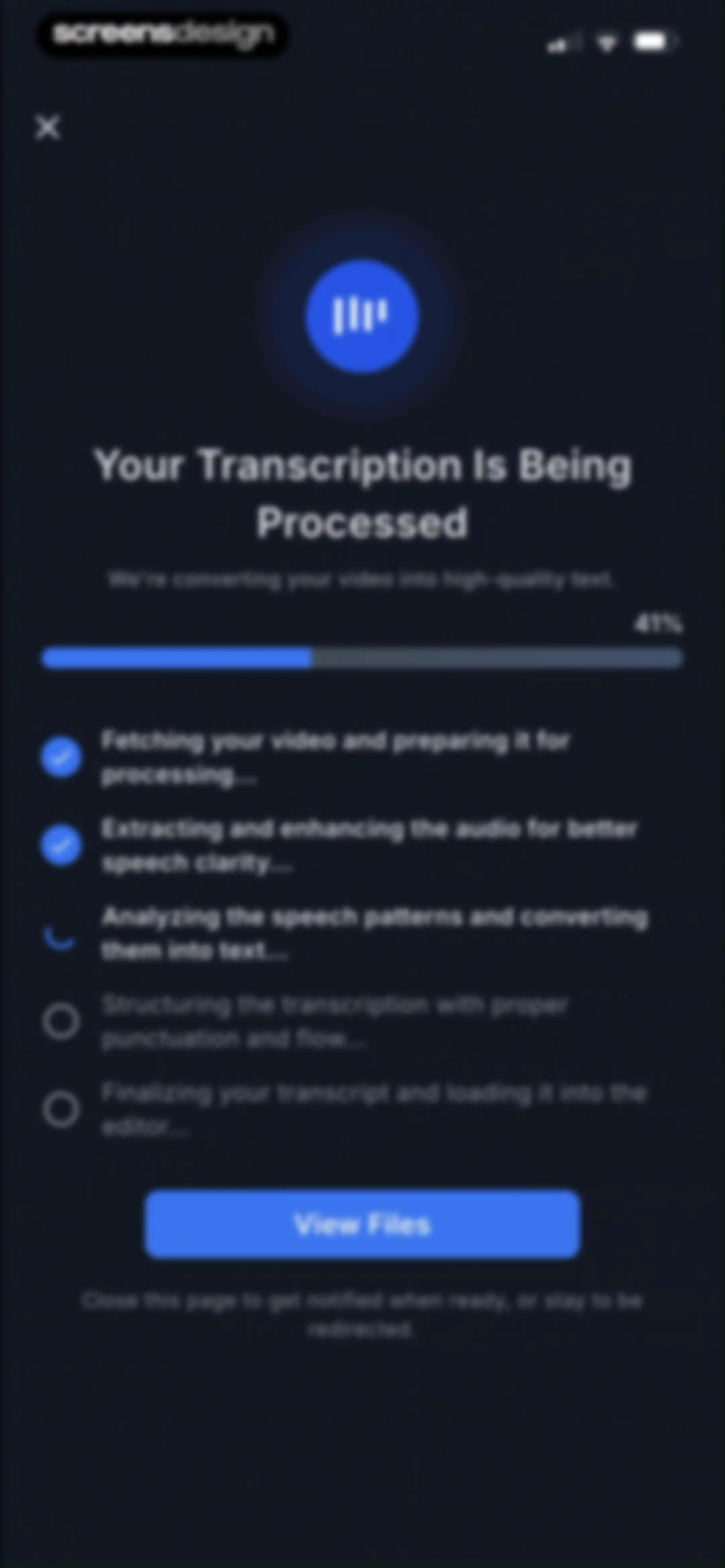 Transkriptor - Speech to Text screen 21