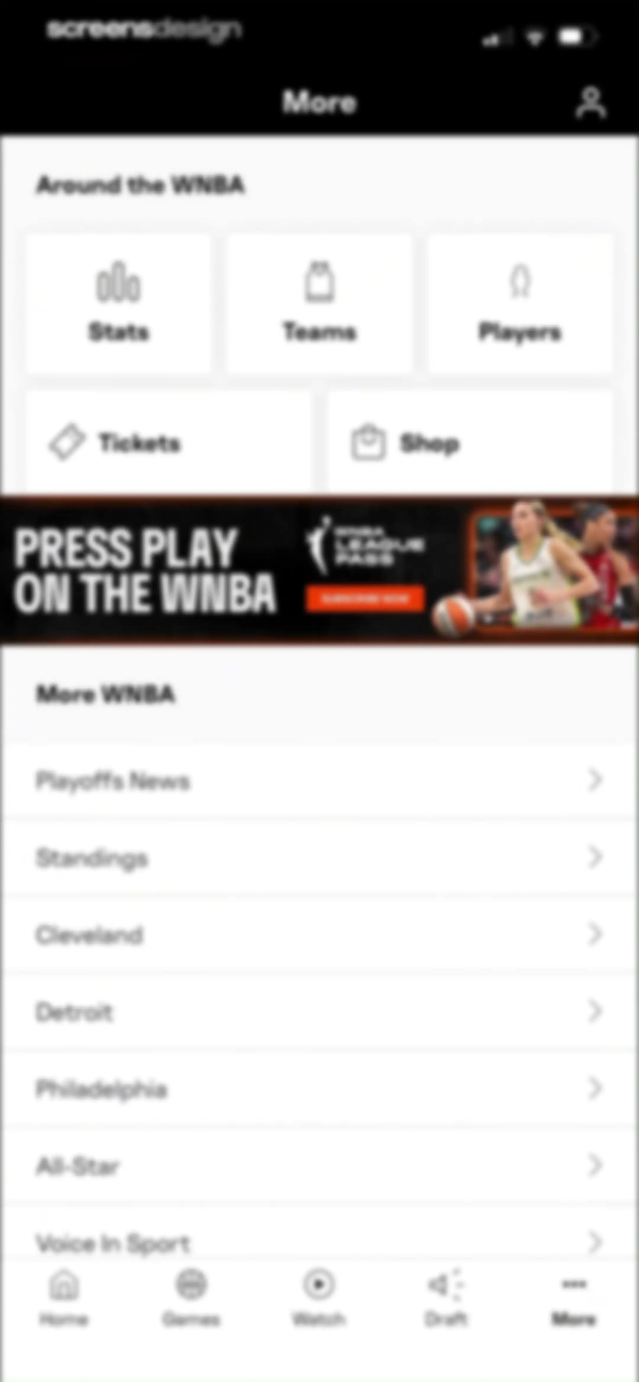 WNBA: Live Games & Scores screen 82