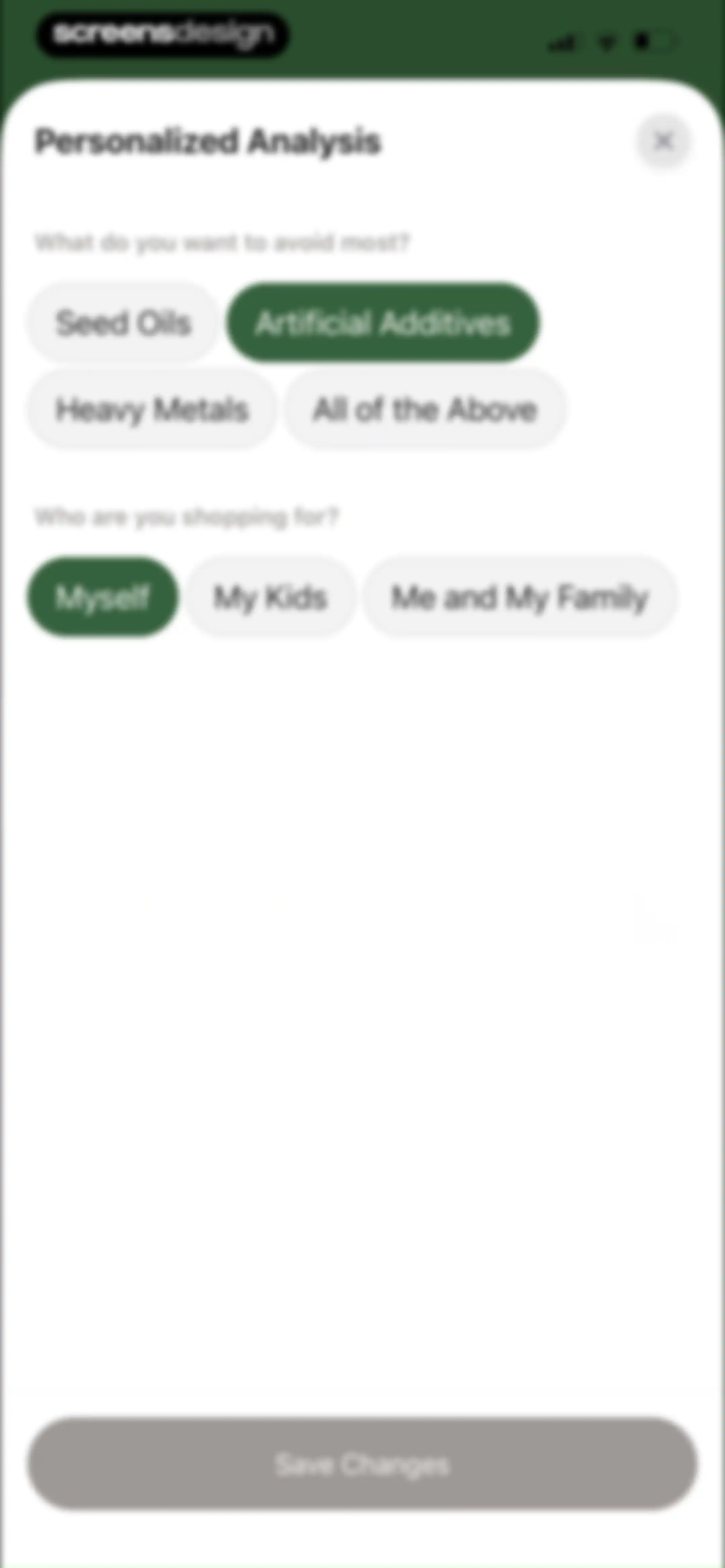 Olive: Food & Cosmetic Scanner screen 118