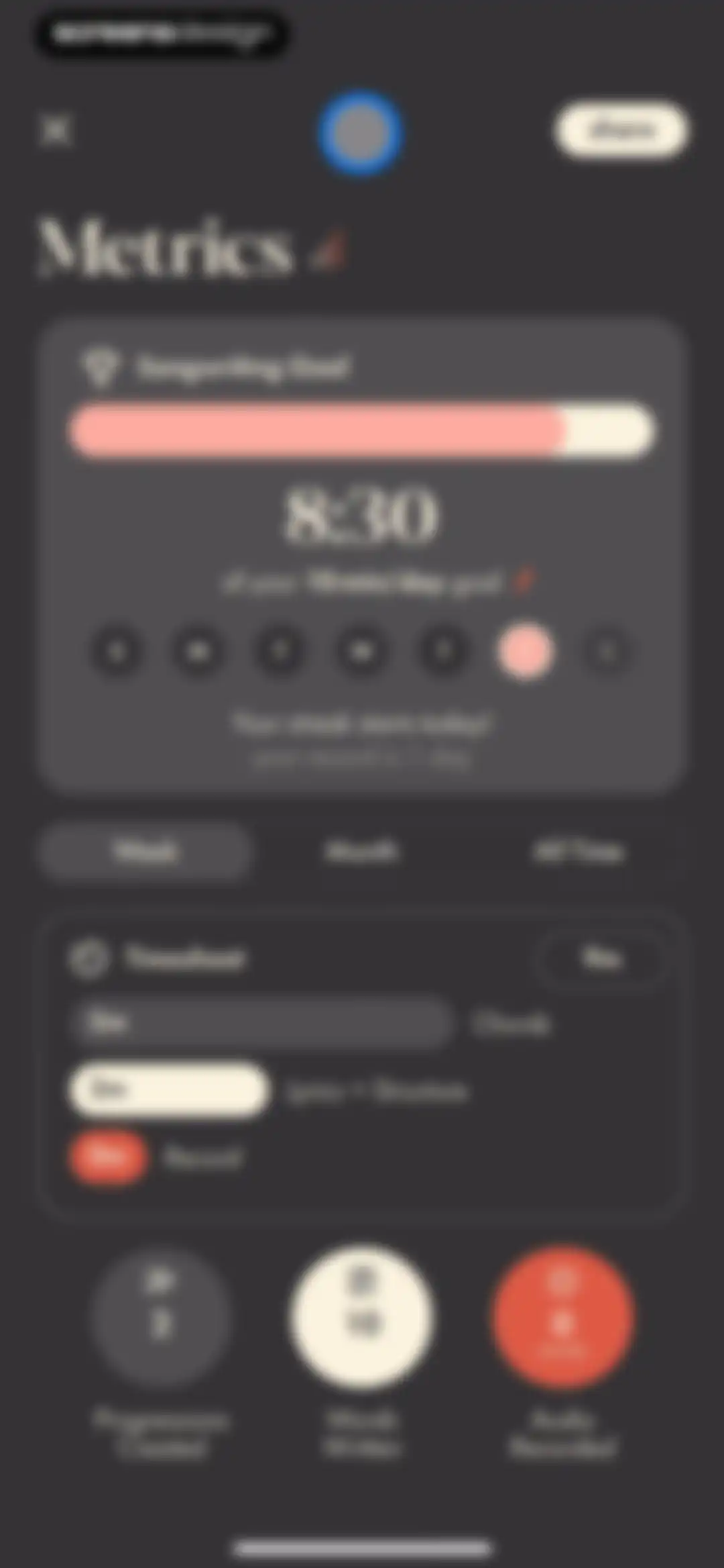 Demo: Songwriting Studio screen 67