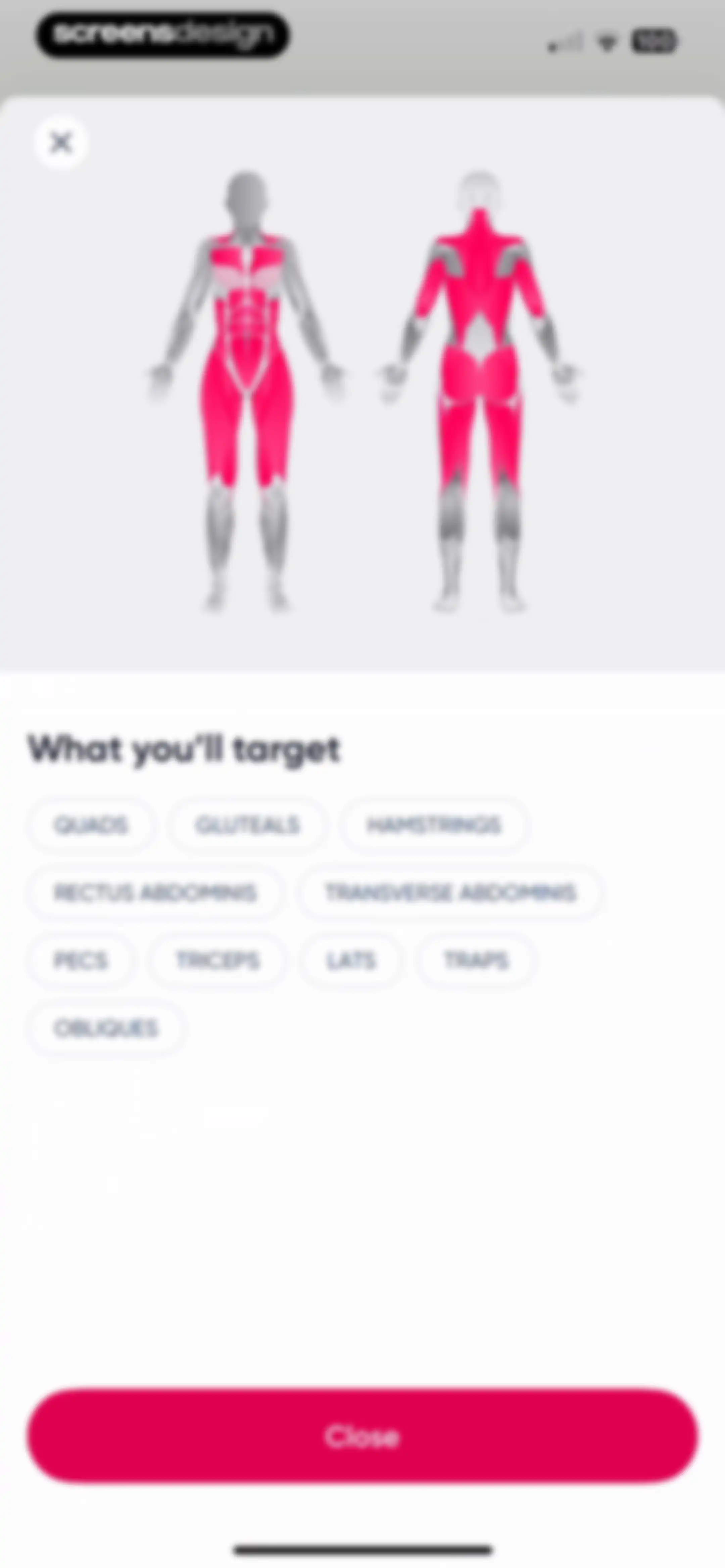 Sweat: Fitness App For Women screen 58