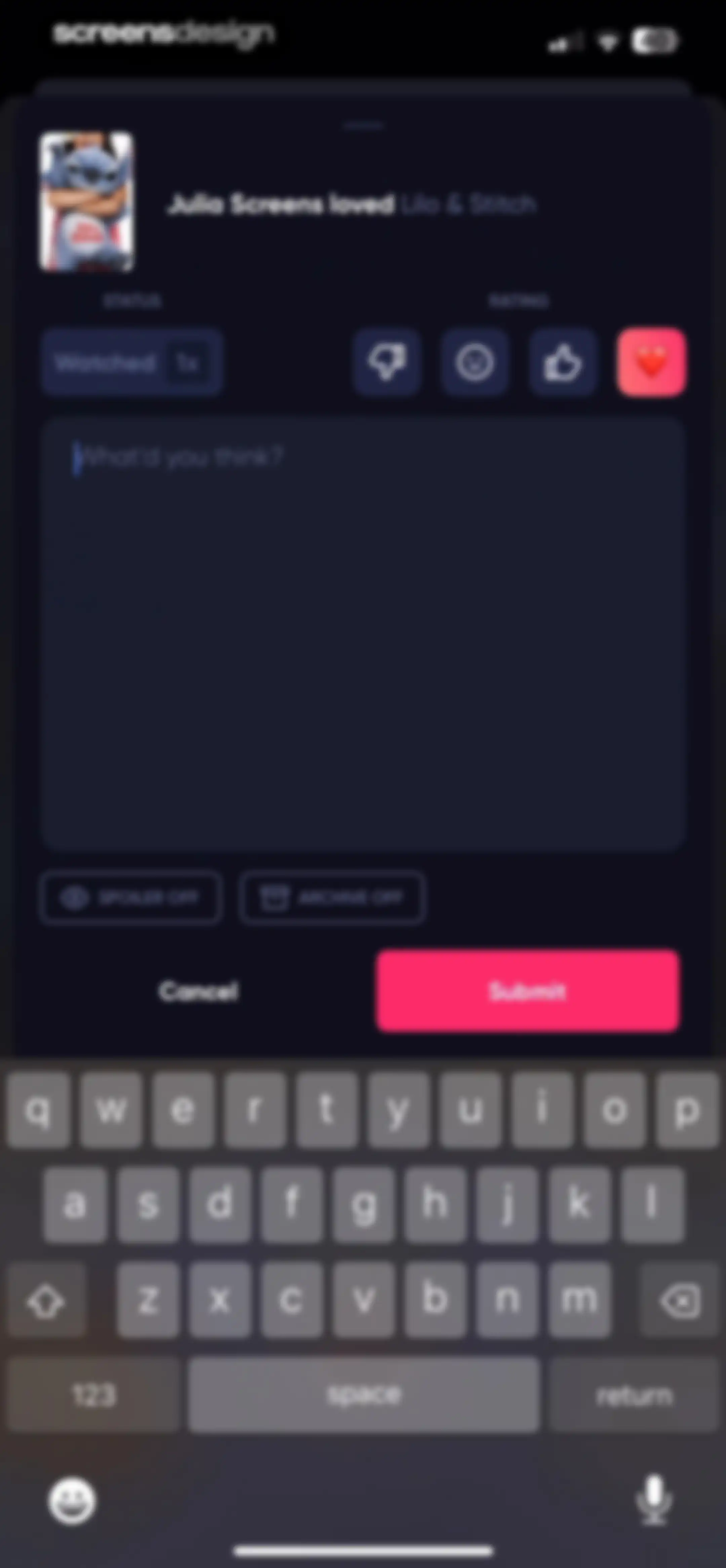Queue - Find Movies & Shows screen 102