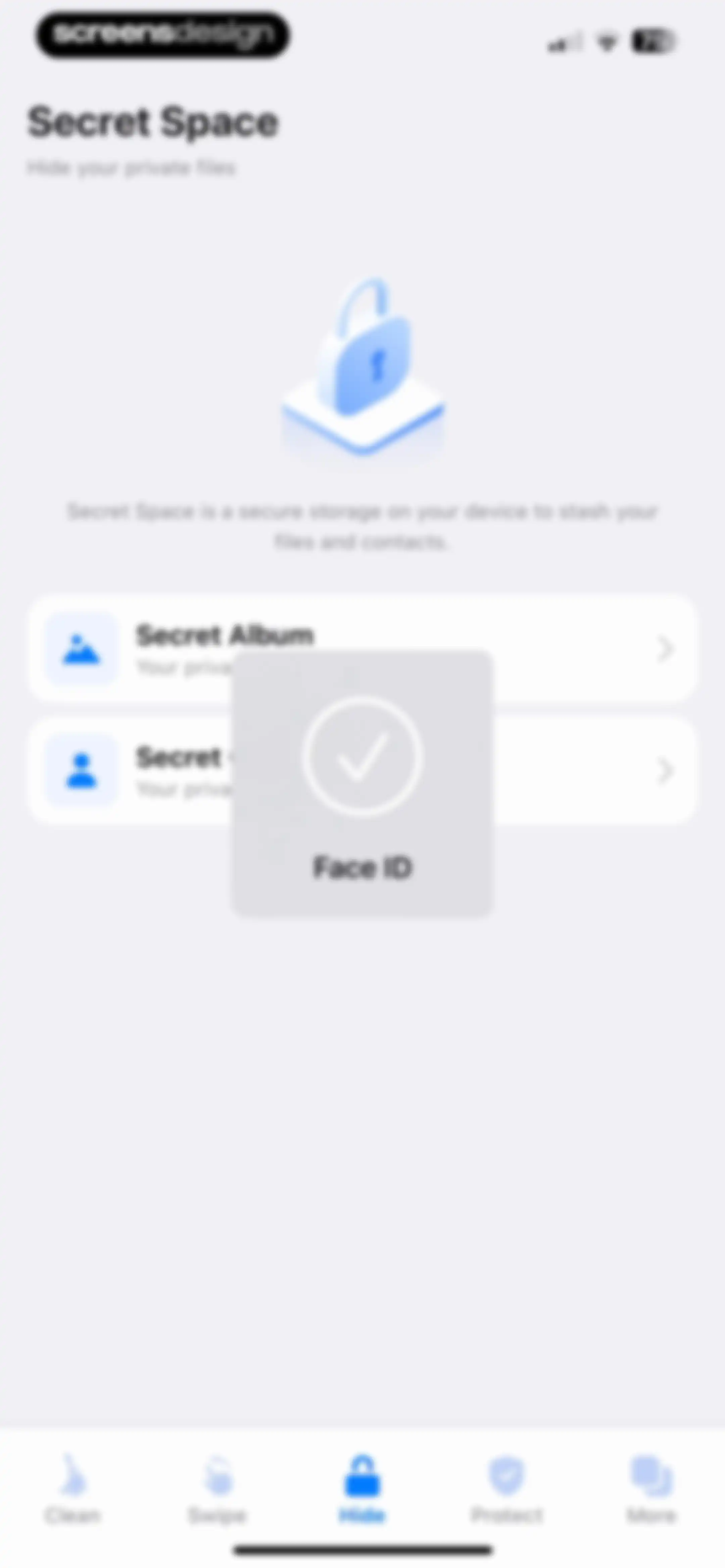 Cleaner Kit - Clean Up Storage screen 86