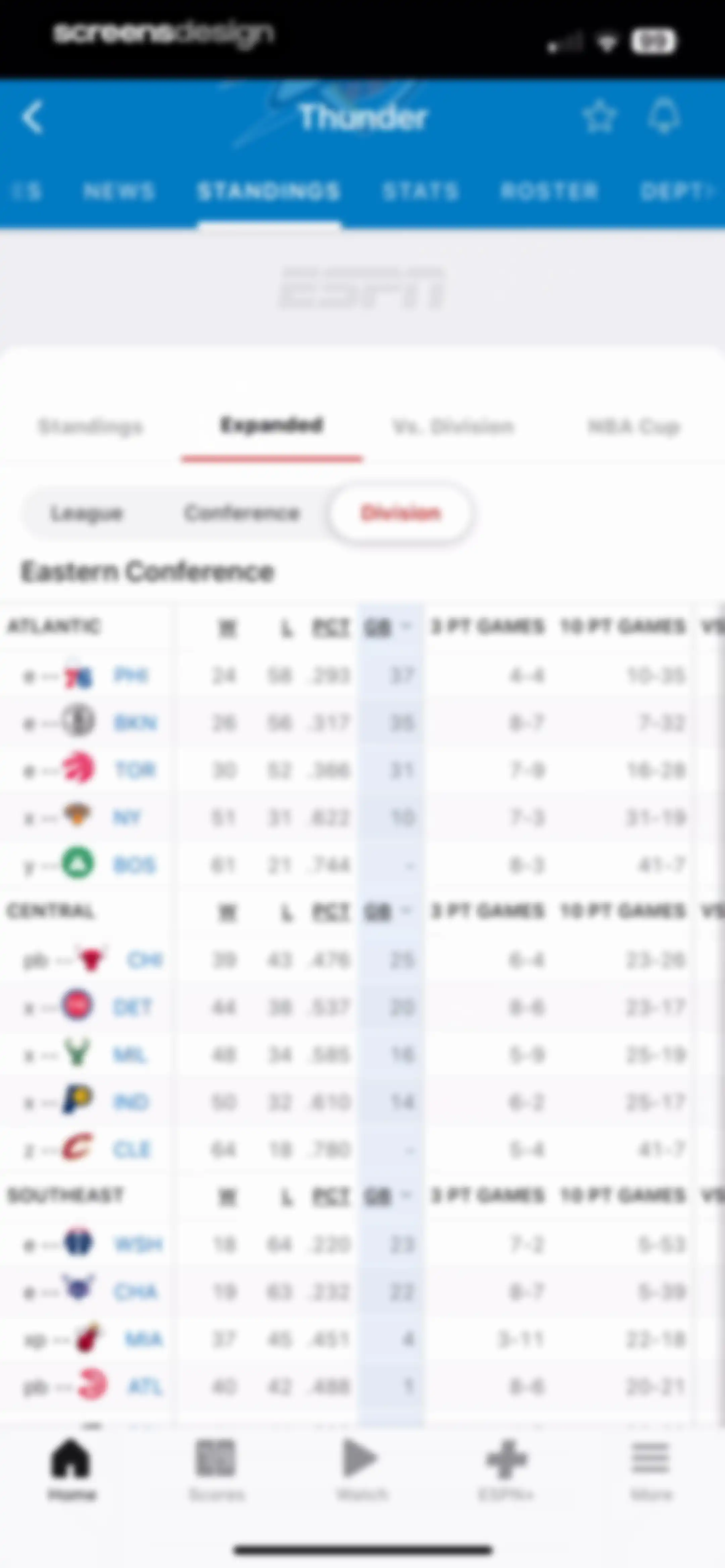 ESPN: Live Sports & Scores screen 41