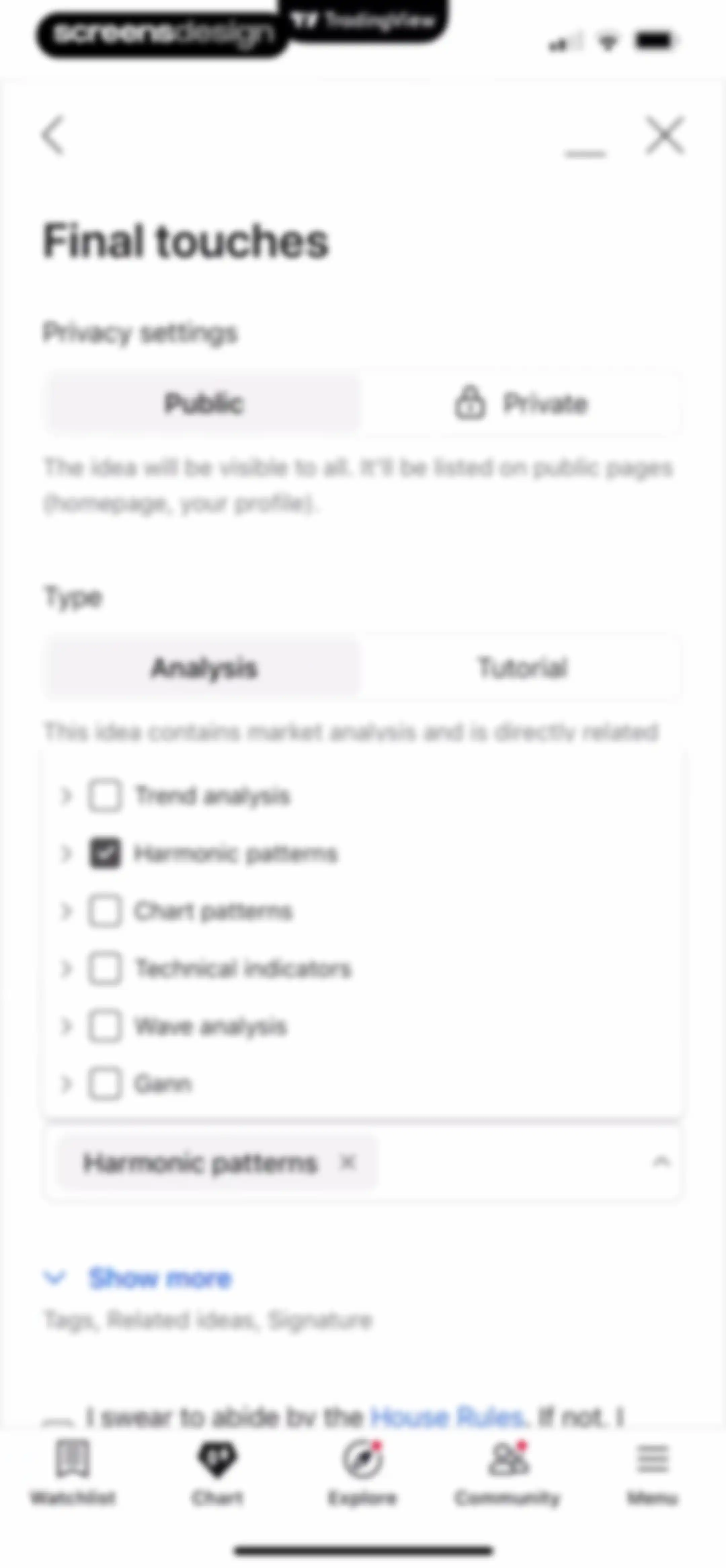 TradingView: Track All Markets screen 112