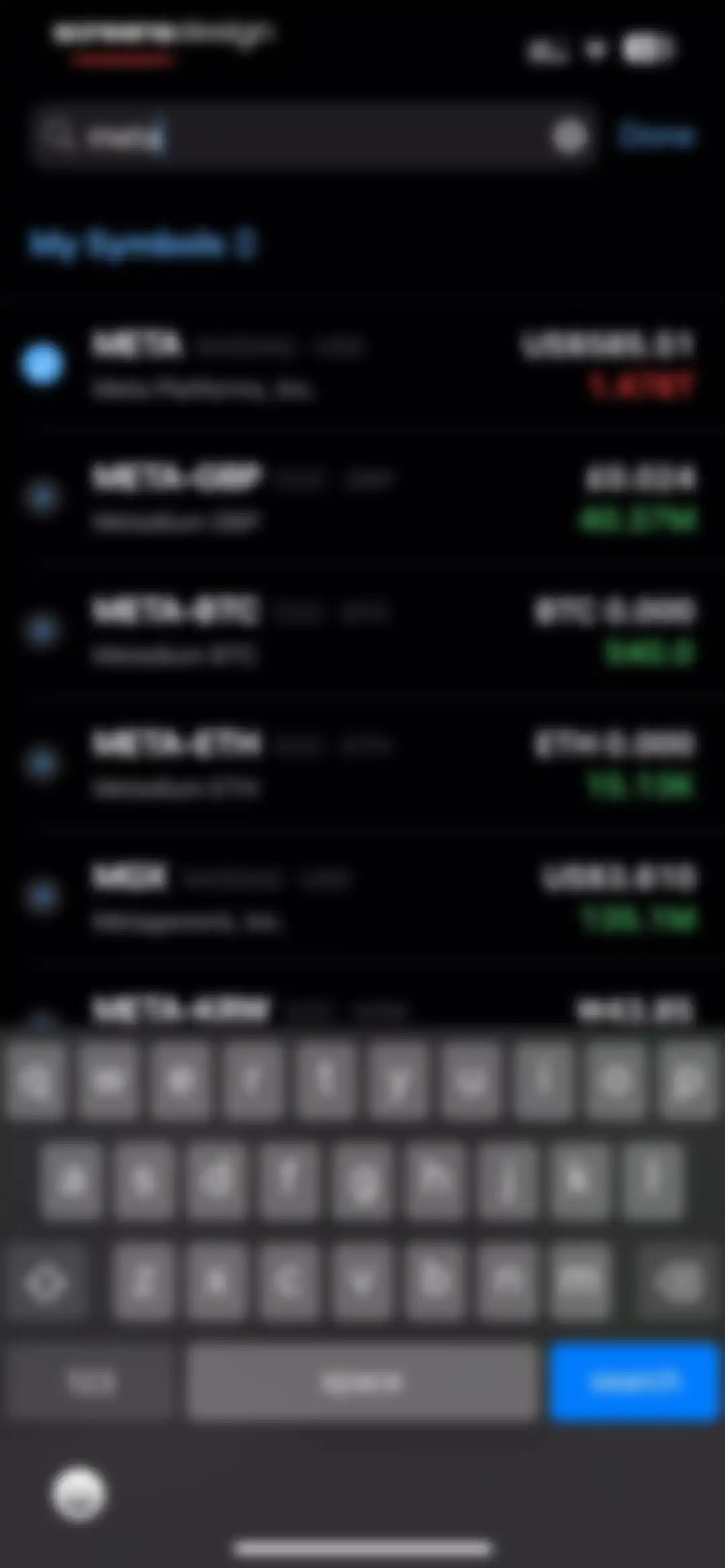 Stocks screen 23