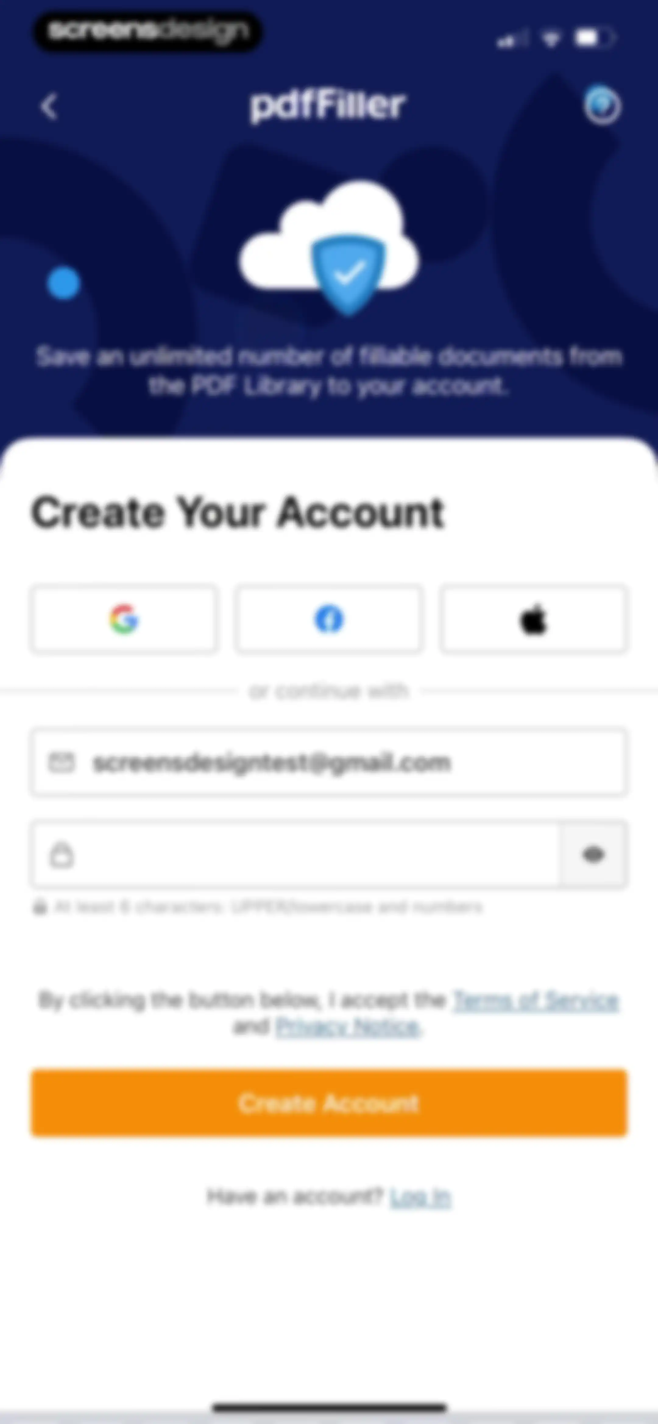 pdfFiller: edit PDF documents screen 4